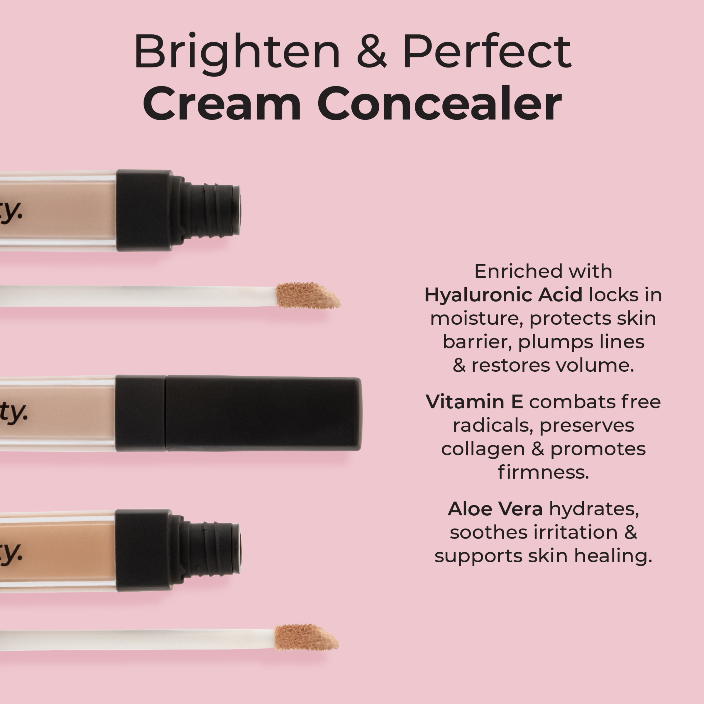 MCO BEAUTY BRIGHTEN & PERFECT CREAM CONCEALER SHADE 1 - Image 3