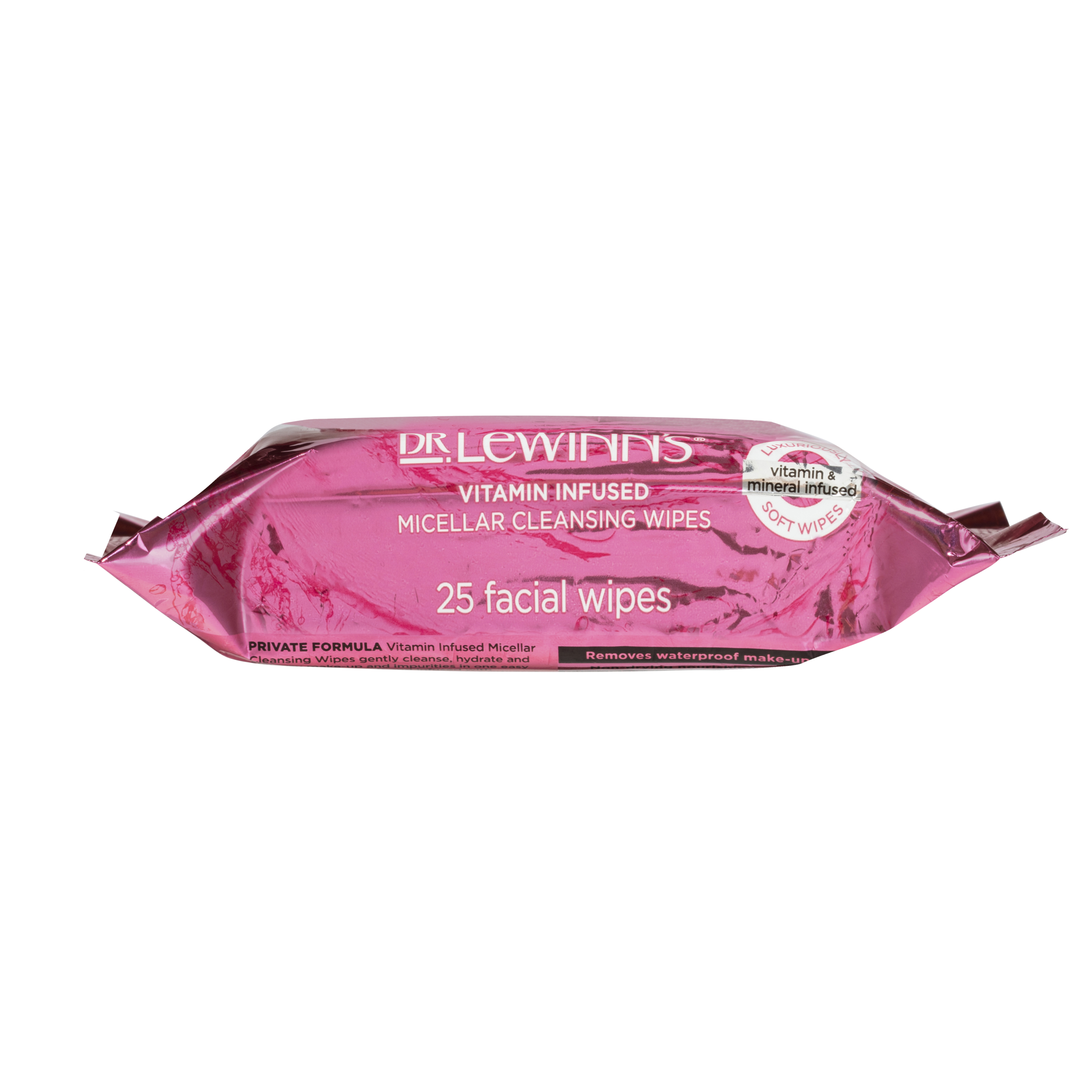 DR LEWINNS PRIVATE FORMULA VITAMIN INFUSED MICELLAR WIPES 25 PACK - Image 3