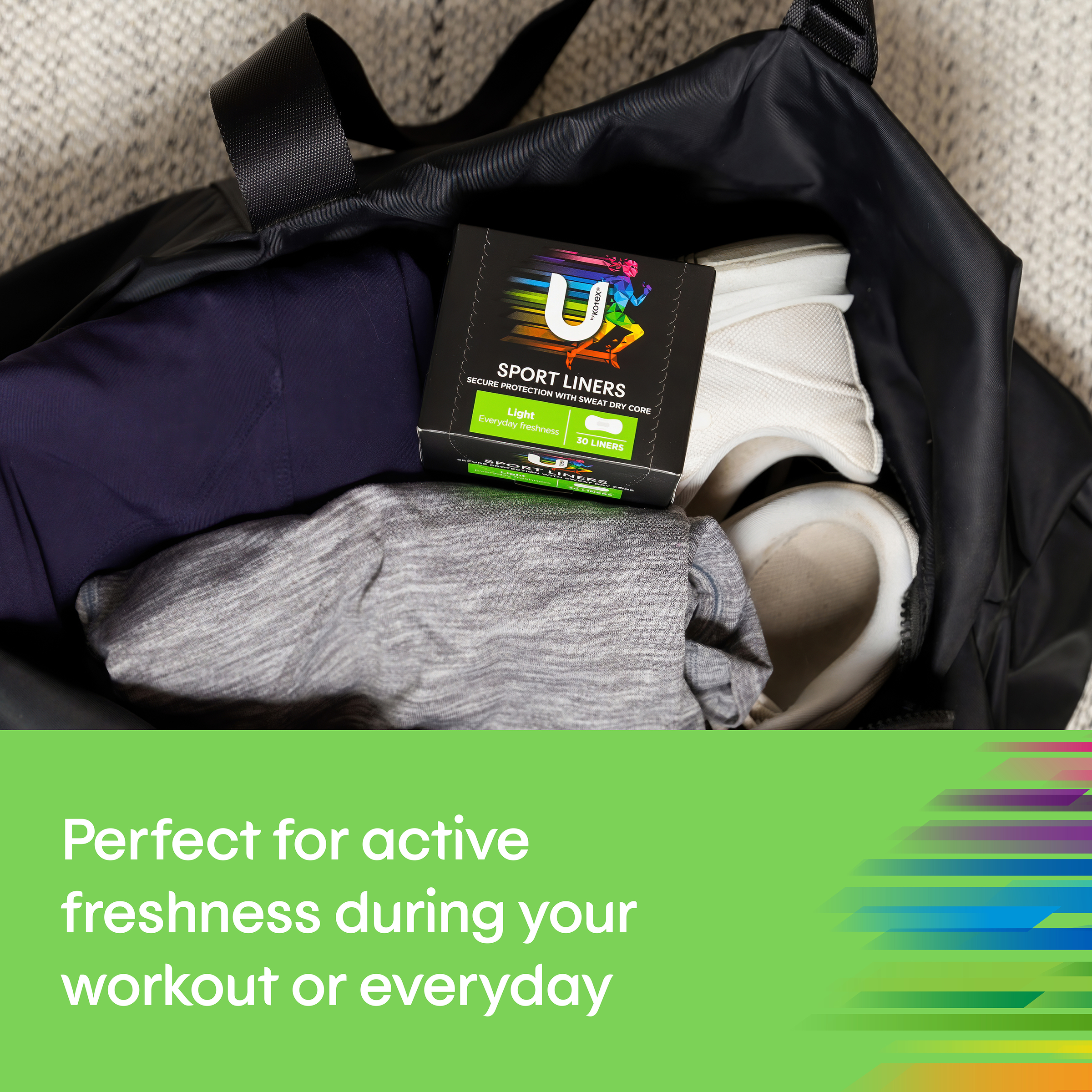 U BY KOTEX LINER SPORT 30 PACK - Image 8