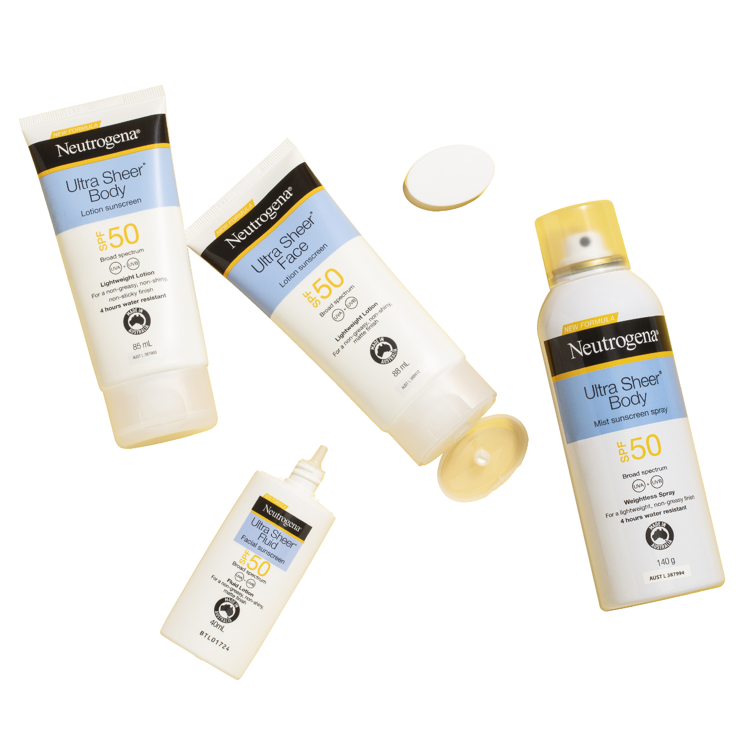 NEUTROGENA SUN ULTRA SHEER SUNSCREEN MIST SPF50+ 140G - Image 3
