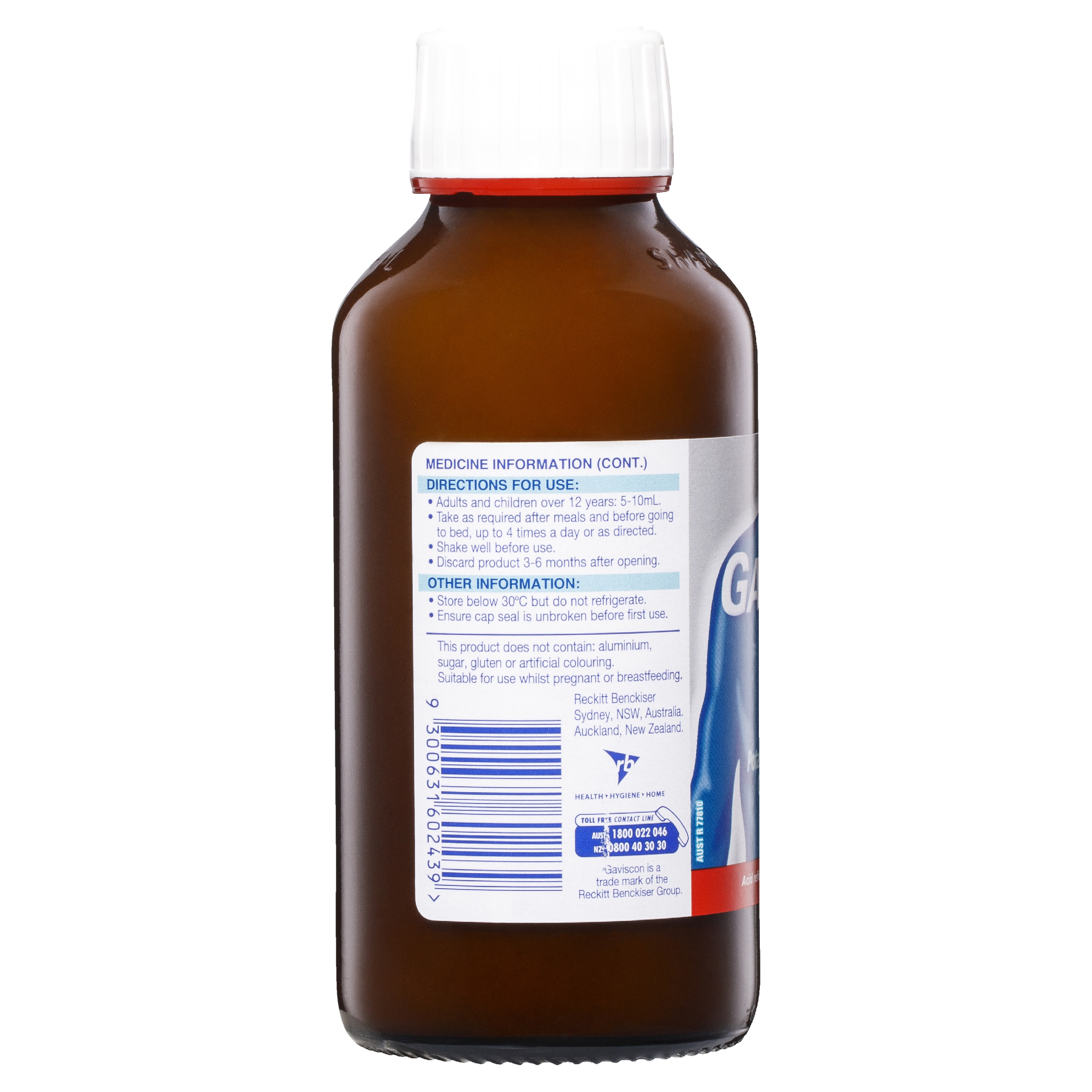 GAVISCON EXTRA STRENGTH ANISEED LIQUID 300ML - Image 4