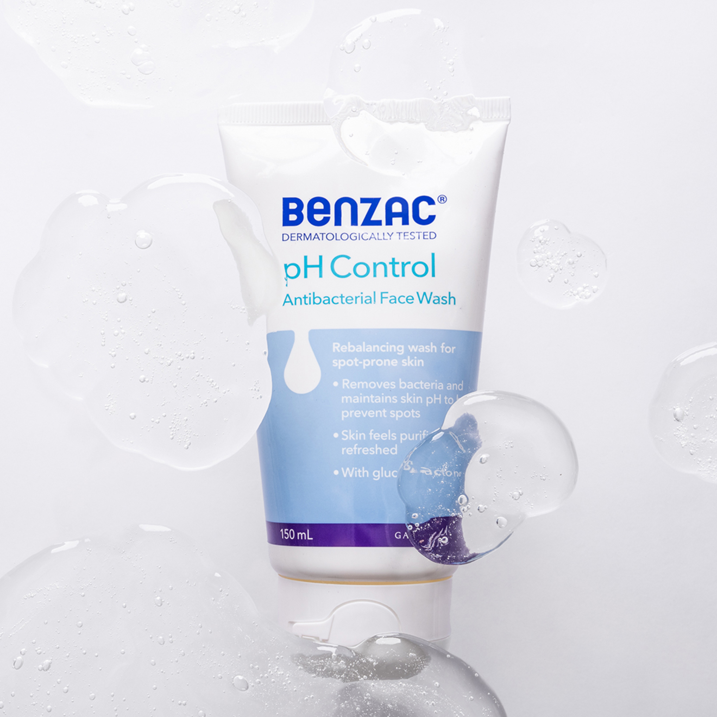 BENZAC PH CONTROL ANTIBACTERIAL FACE WASH 150ML - Image 3
