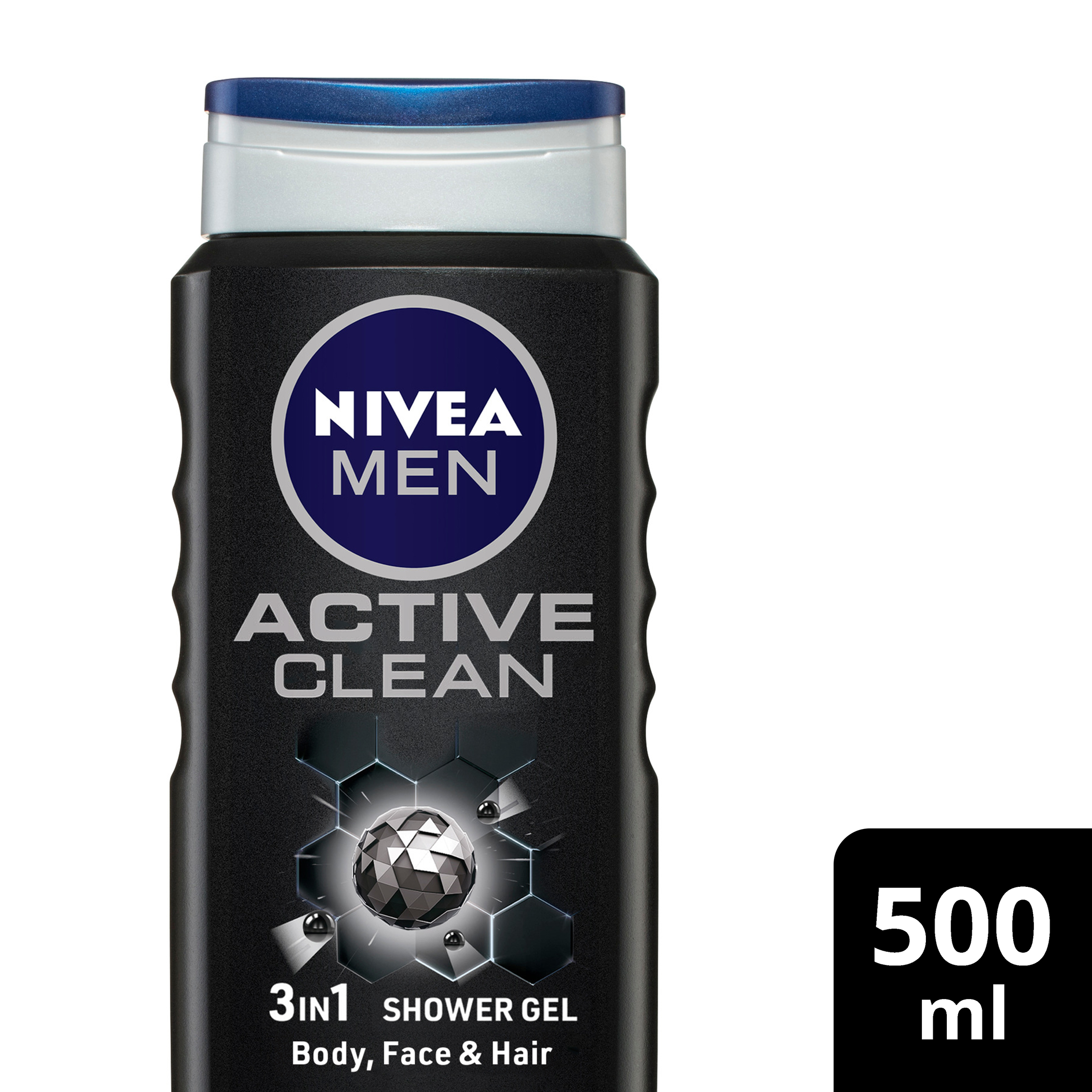 NIVEA MEN SHOWER GEL ACTIVE CLEAN 500ML - Image 8