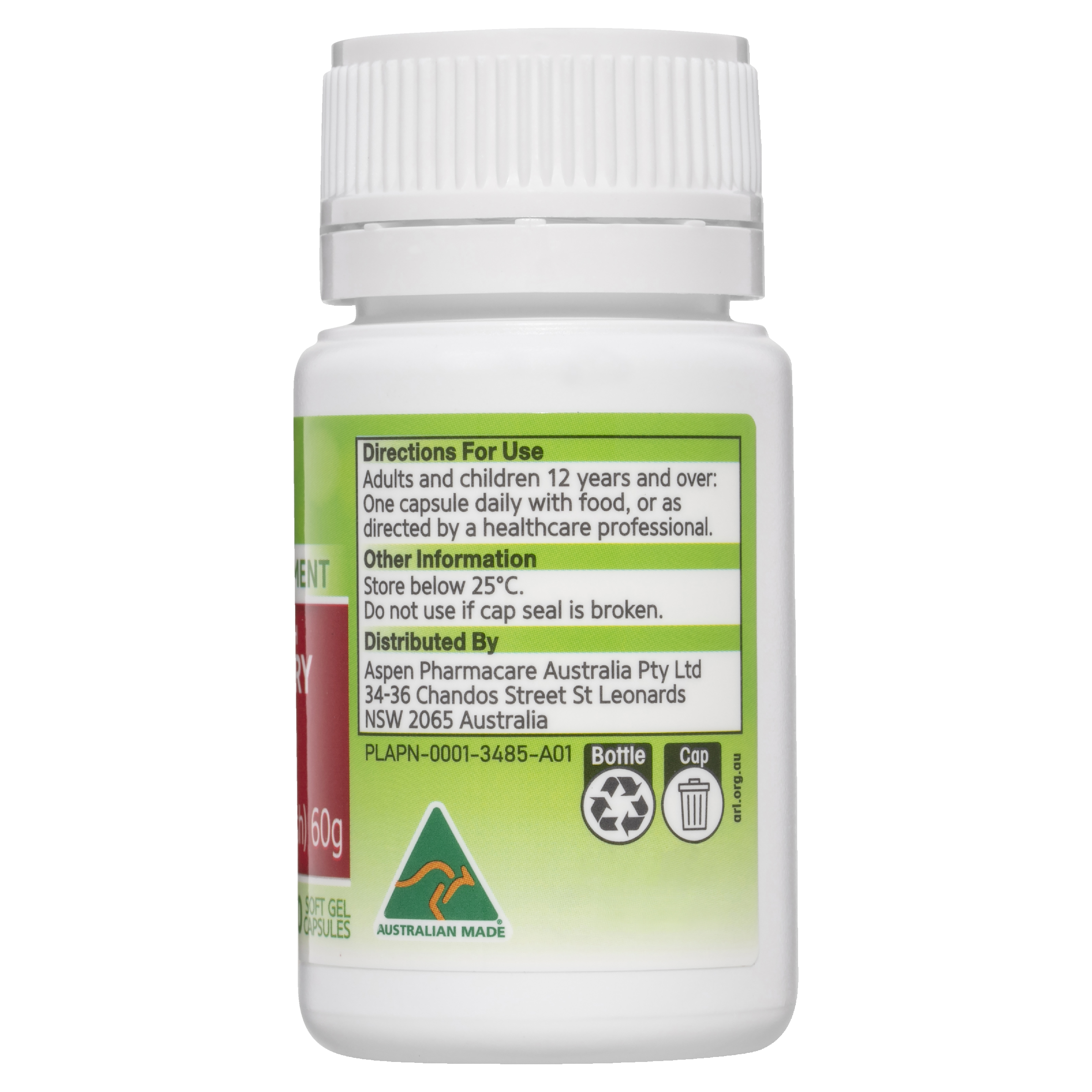 URAL HIGH STRENGTH CRANBERRY 60000MG CAPSULES 30 - Image 7