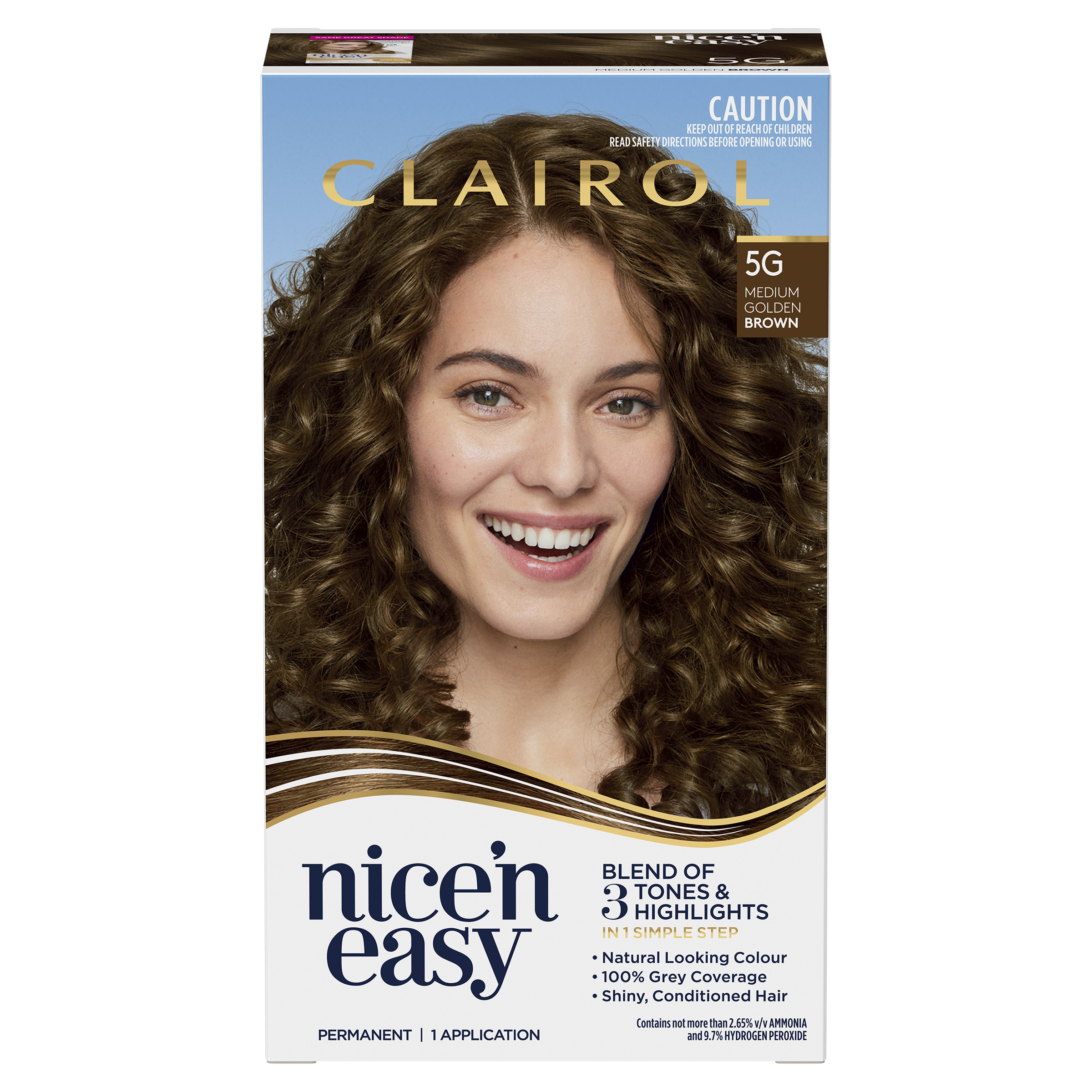 CLAIROL NICE N EASY 5G MEDIUM GOLDEN BROWN - Image 2