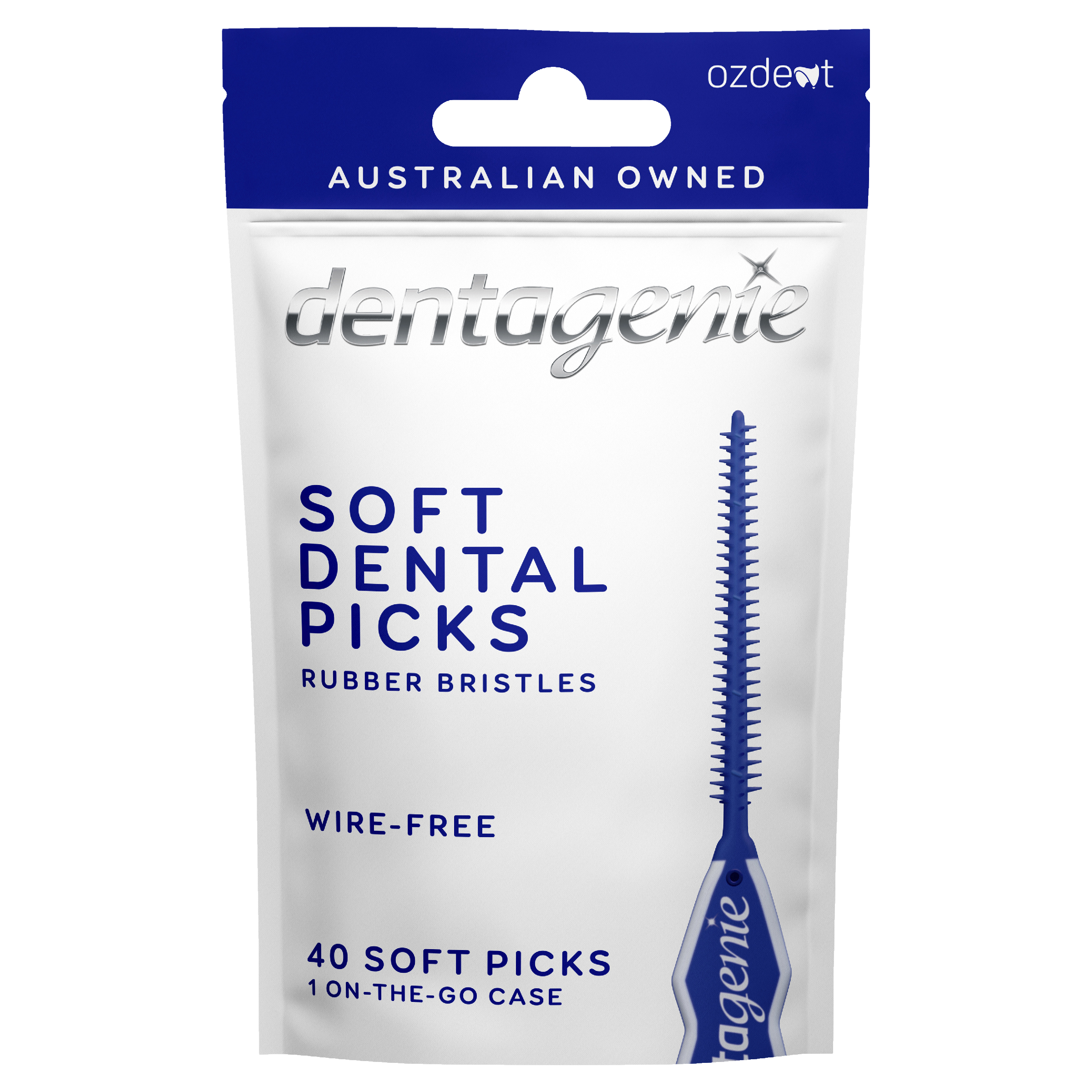GO2 DENTAGENIE DENTAL PICKS WIRE FREE 40 PACK - Image 2