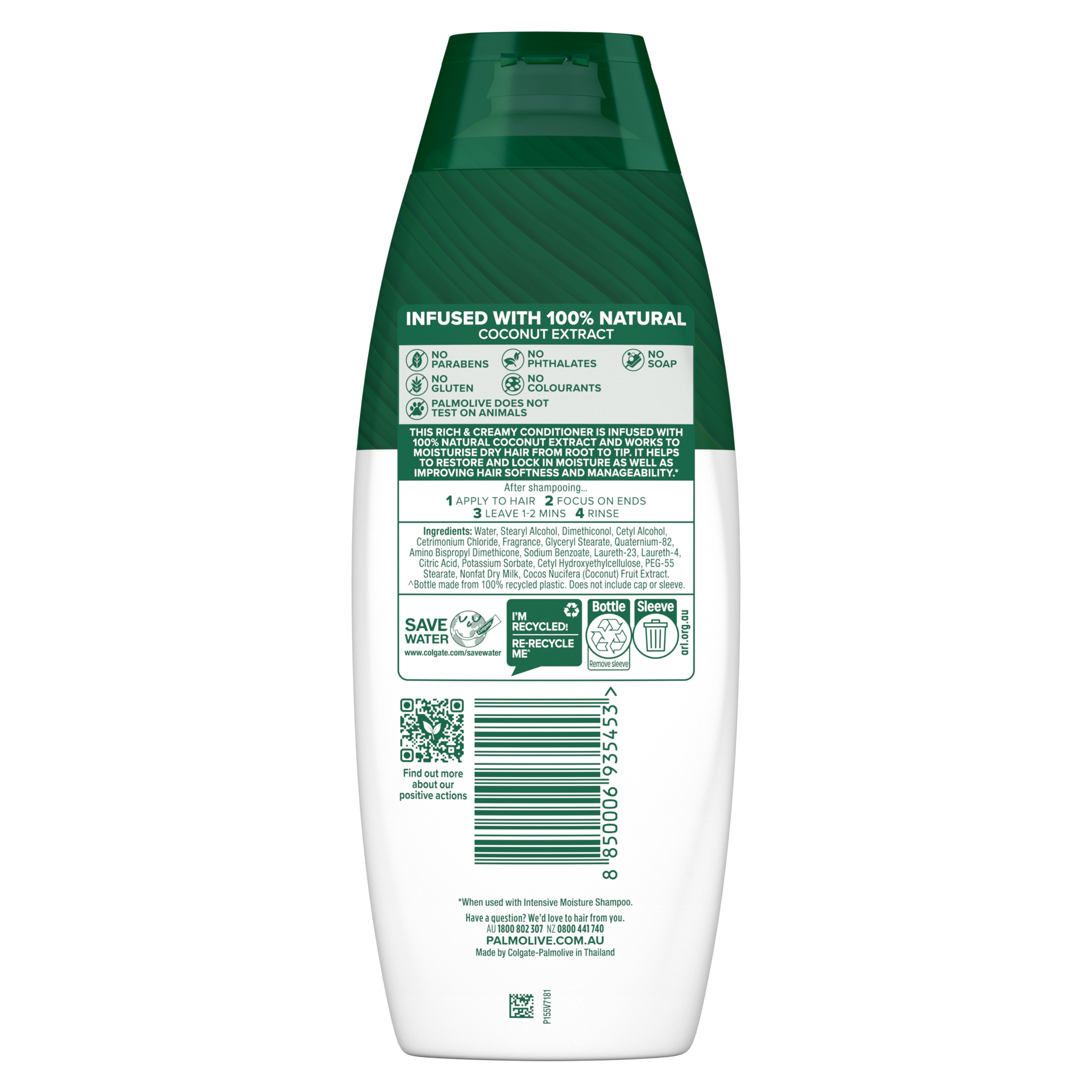 PALMOLIVE NATURALS INTENSIVE MOISTURE CONDITIONER 350ML - Image 2