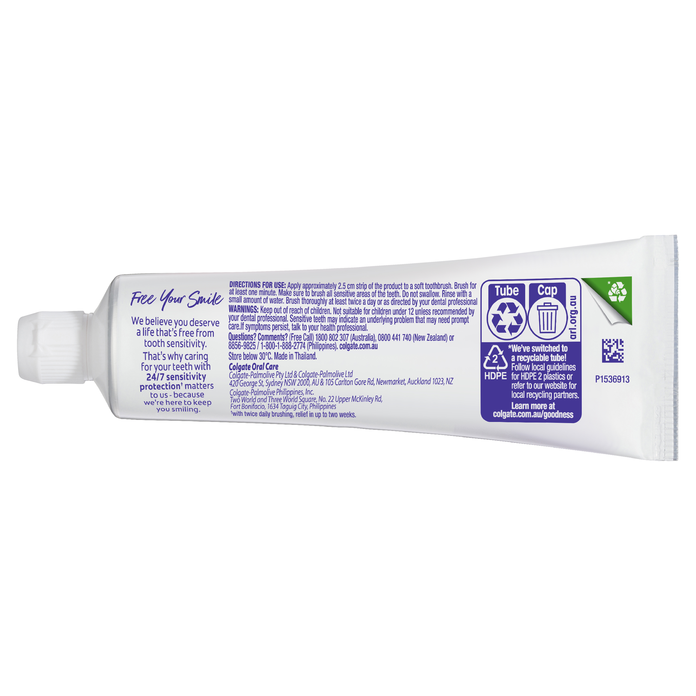 COLGATE TOOTHPASTE SENSITIVE WHITENING 110G - Image 8