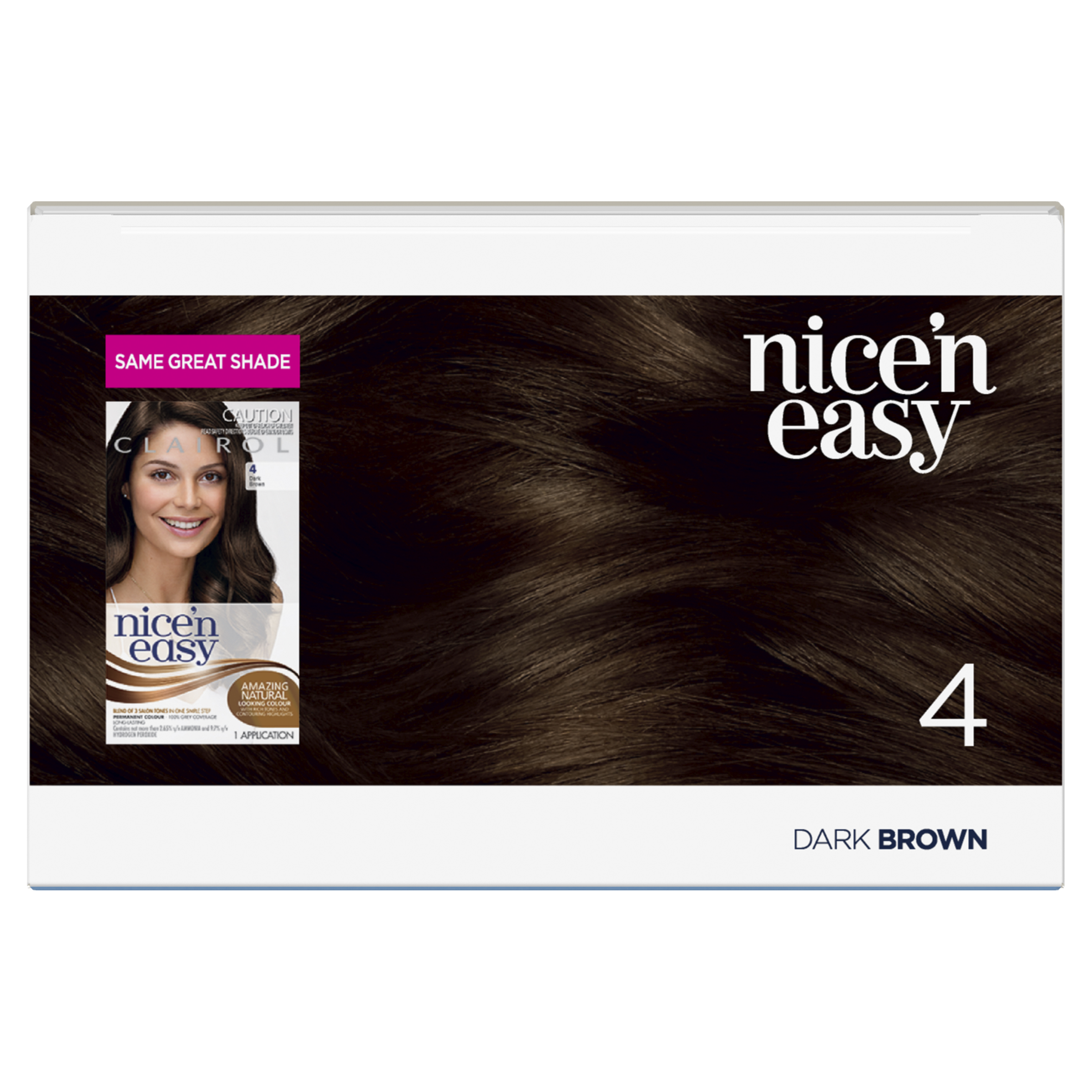 CLAIROL NICE N EASY 4 DARK BROWN - Image 5