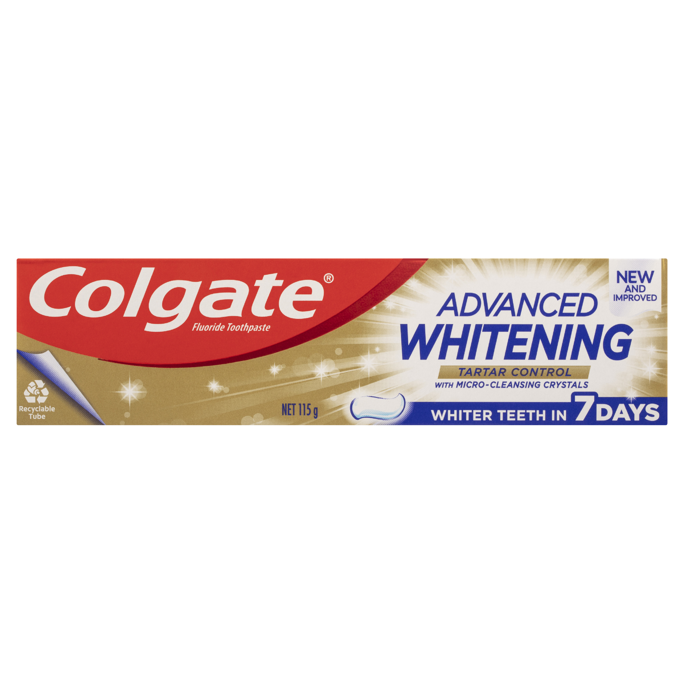 COLGATE TOOTHPASTE ADVANCED WHITENING TARTAR CONTROL 115G - Image 2