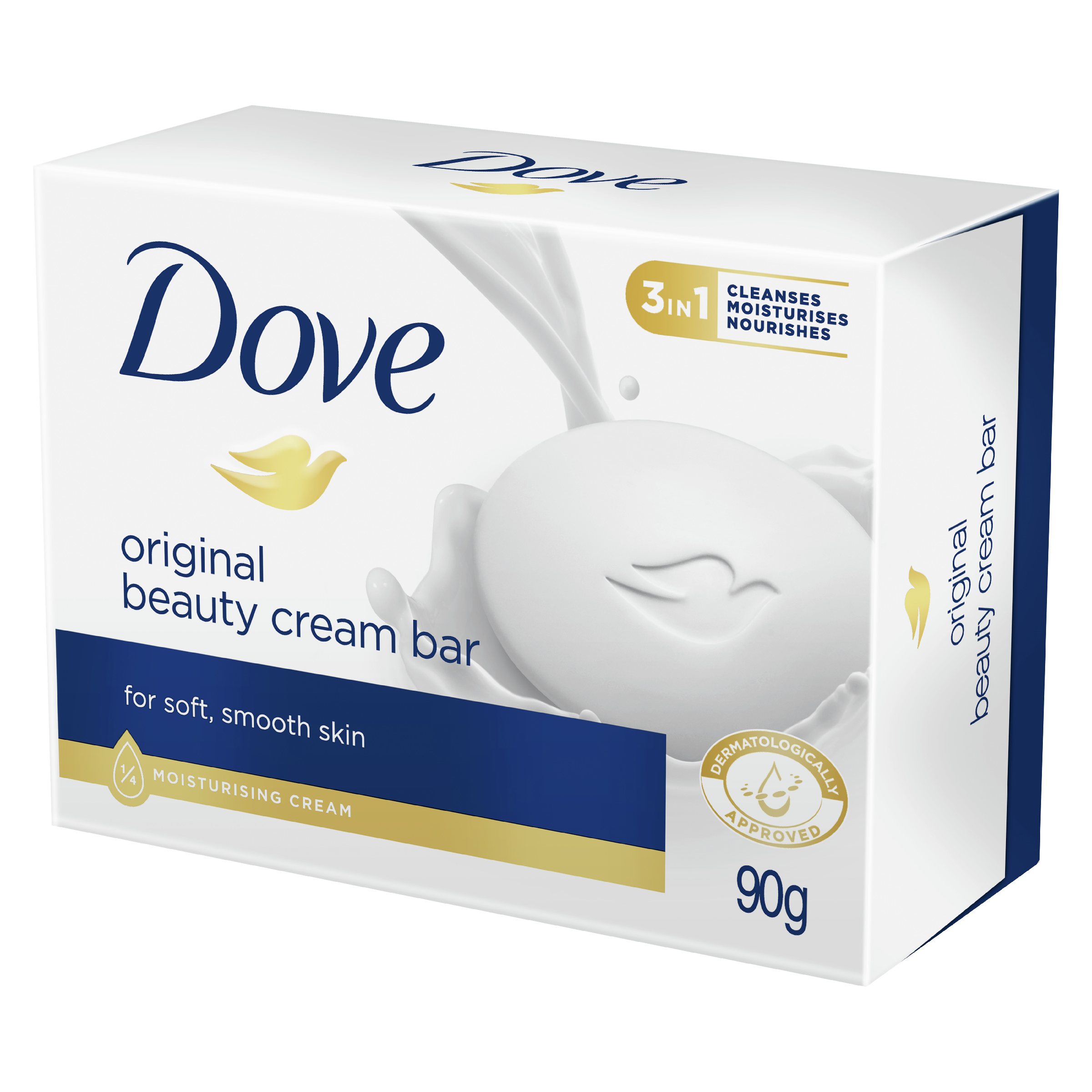 DOVE BEAUTY SOAP BAR ORIGINAL 90G - Image 3