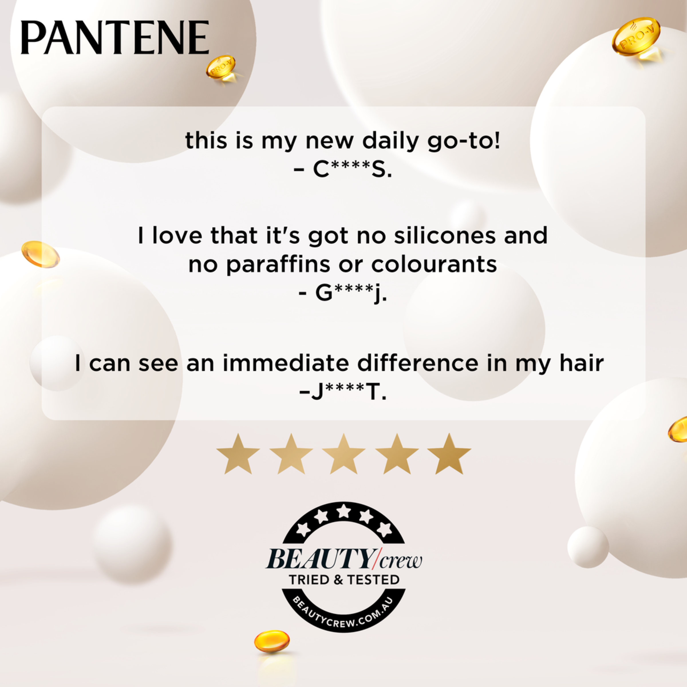PANTENE PRO V DAILY MOISTURE RENEWAL CONDITIONER 900ML - Image 3