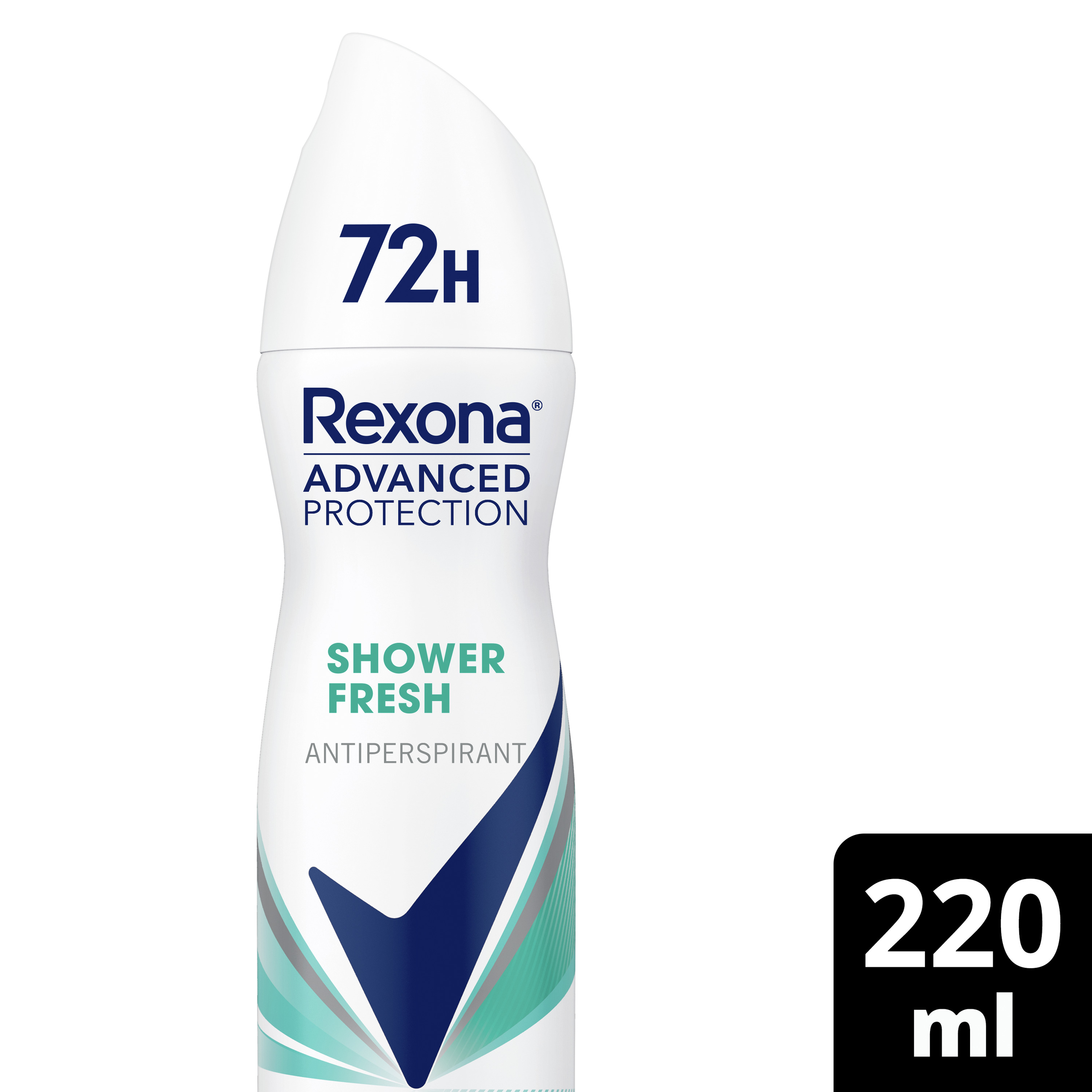 REXONA WOMEN ADVANCE PROTECT ANTIPERSPIRANT SHOWER FRESH 72HR 220ML - Image 8