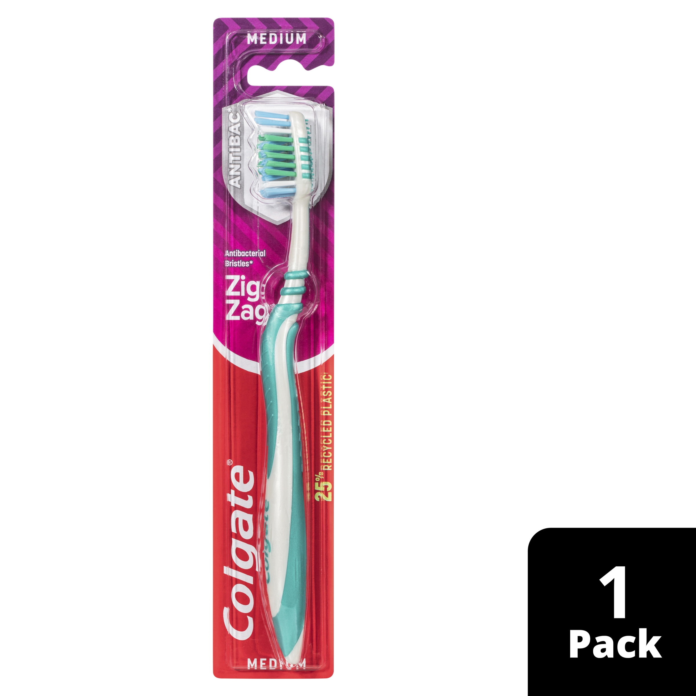 COLGATE TOOTHBRUSH ZIG-ZAG INTERDENTAL CLEAN MEDIUM 1 PACK - Image 10