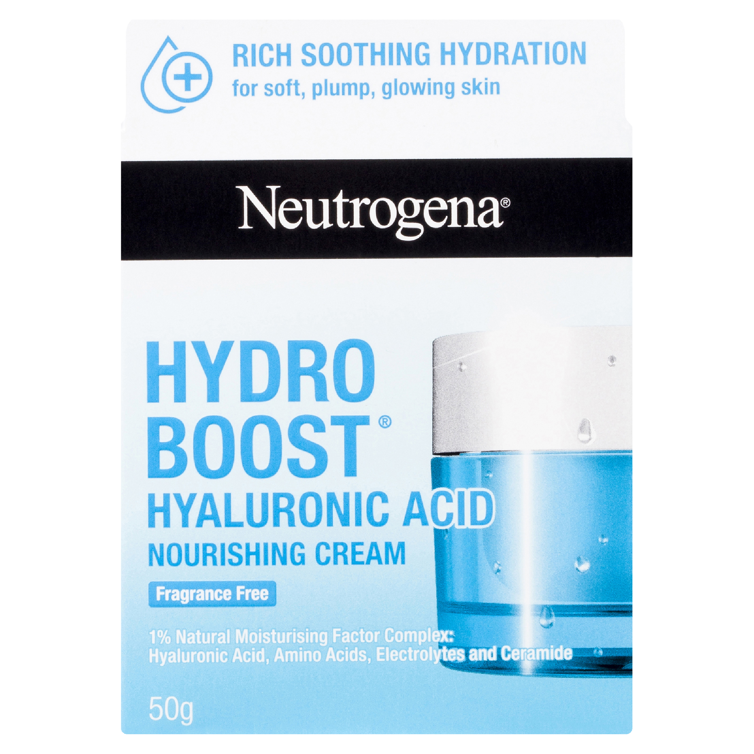 NEUTROGENA HYDRO BOOST HYALURONIC ACID NOURISHING CREAM 50ML - Image 2