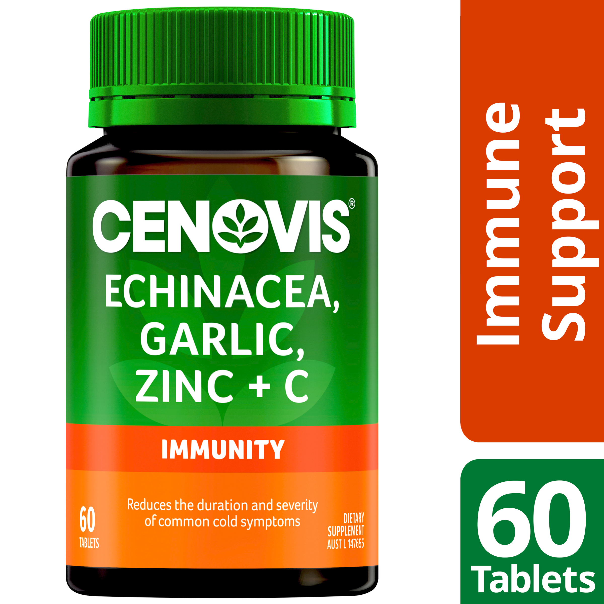 CENOVIS ECHINACEA GARLIC ZINC + C 60 TABLETS - Image 11