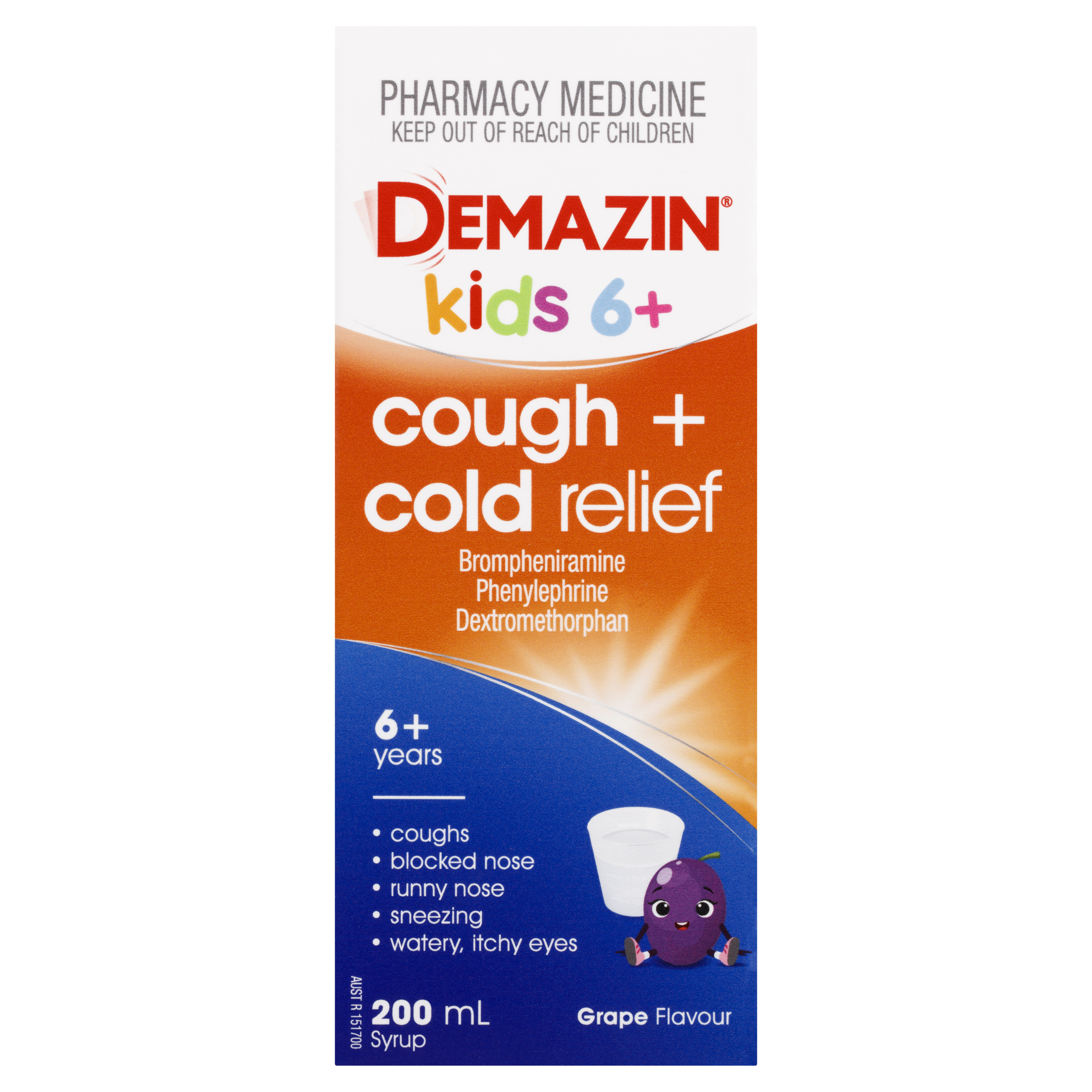 DEMAZIN COUGH & COLD RELIEF COLOUR FREE 200ML - Image 4