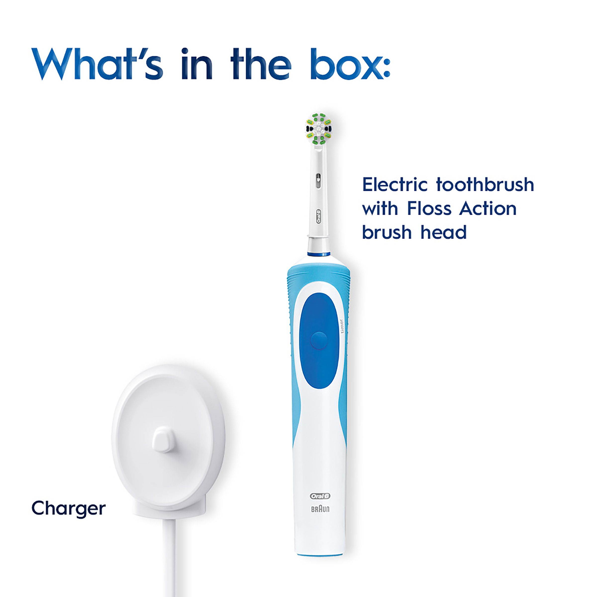 ORAL-B VITALITY+ POWER BRUSH MICROPULSE FLOSS ACTION 1 PACK - Image 4