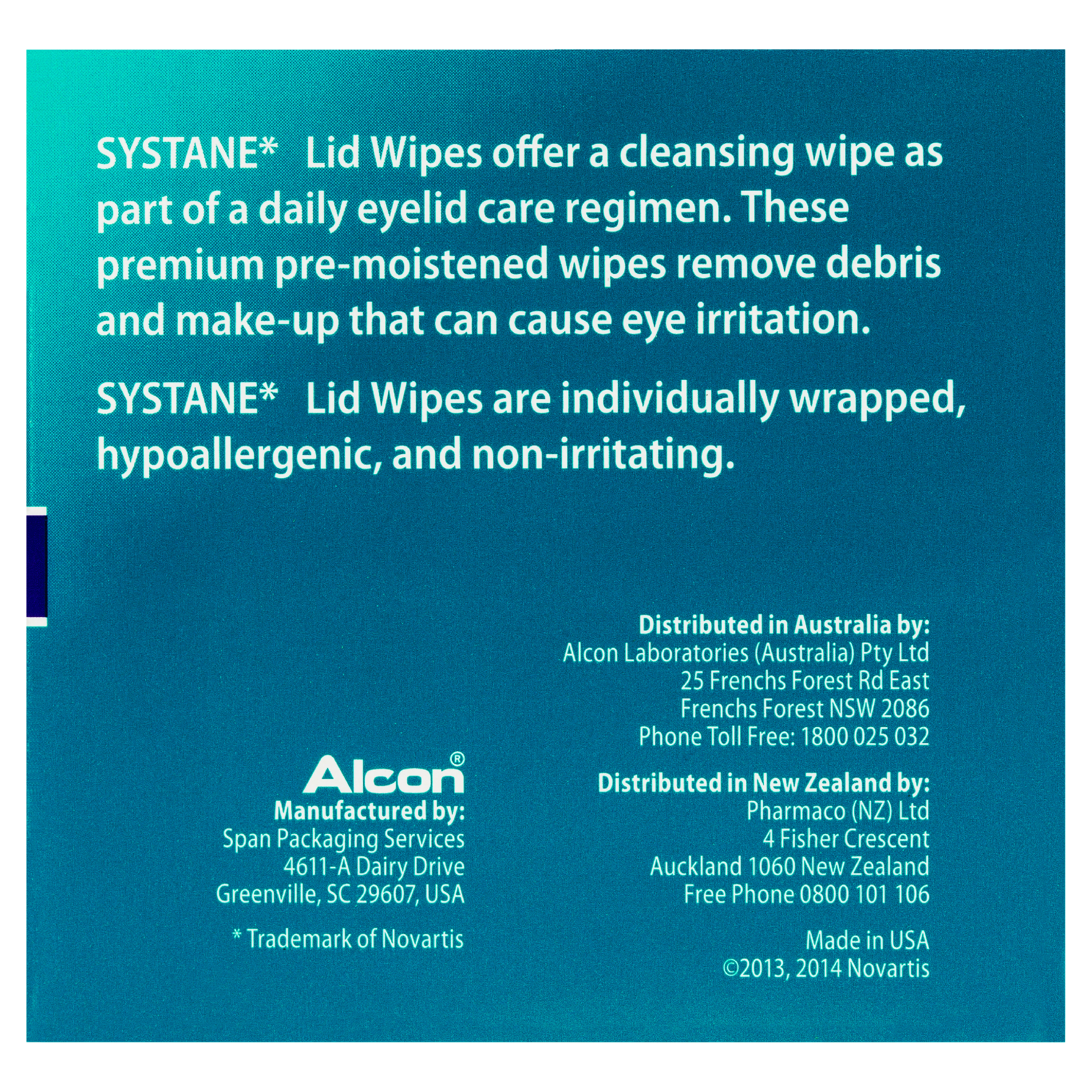 SYSTANE EYE LID WIPES 30 PACK - Image 6