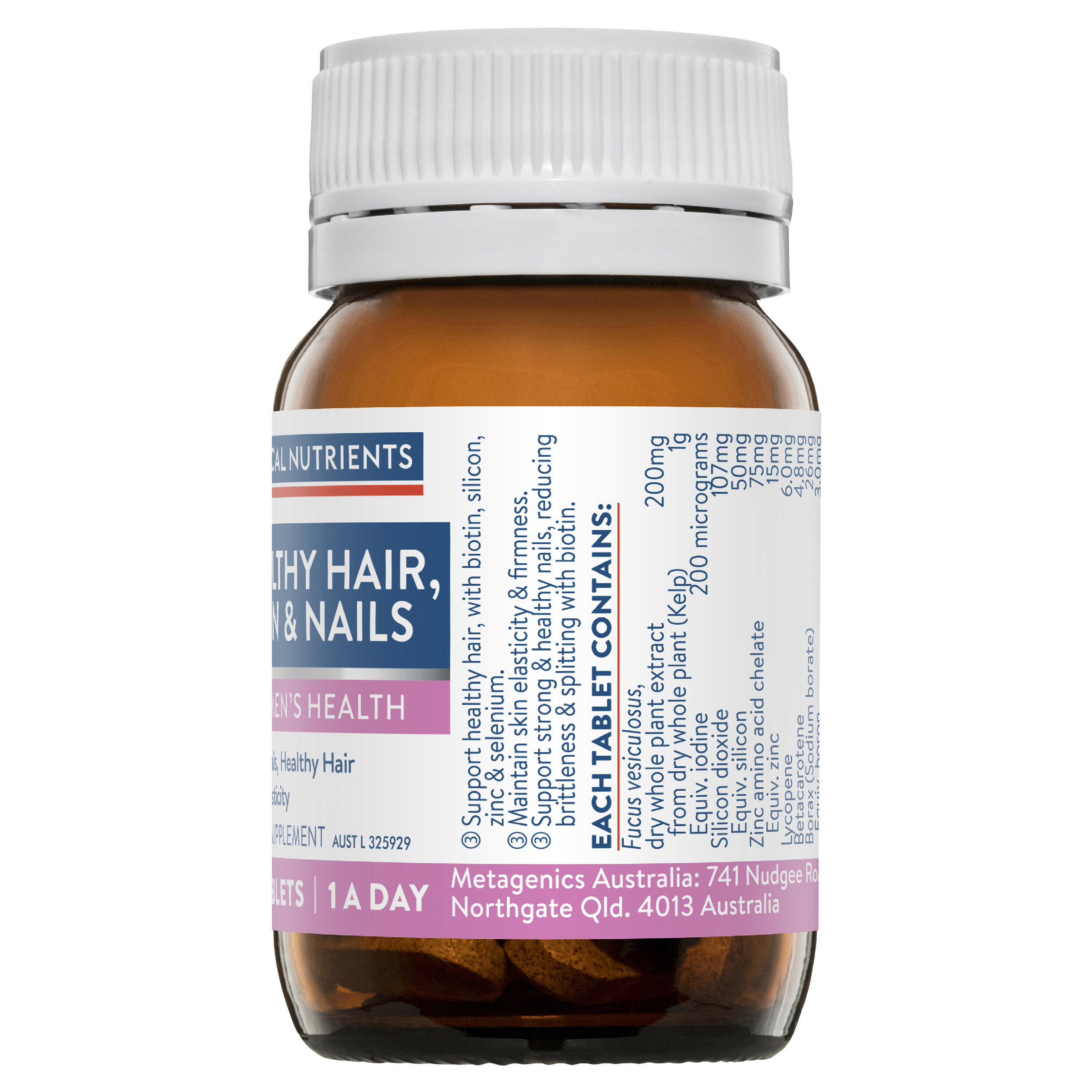ETHICAL NUTRIENTS HEALTHY HAIR, SKIN & NAILS 30 TABLETS - Image 3