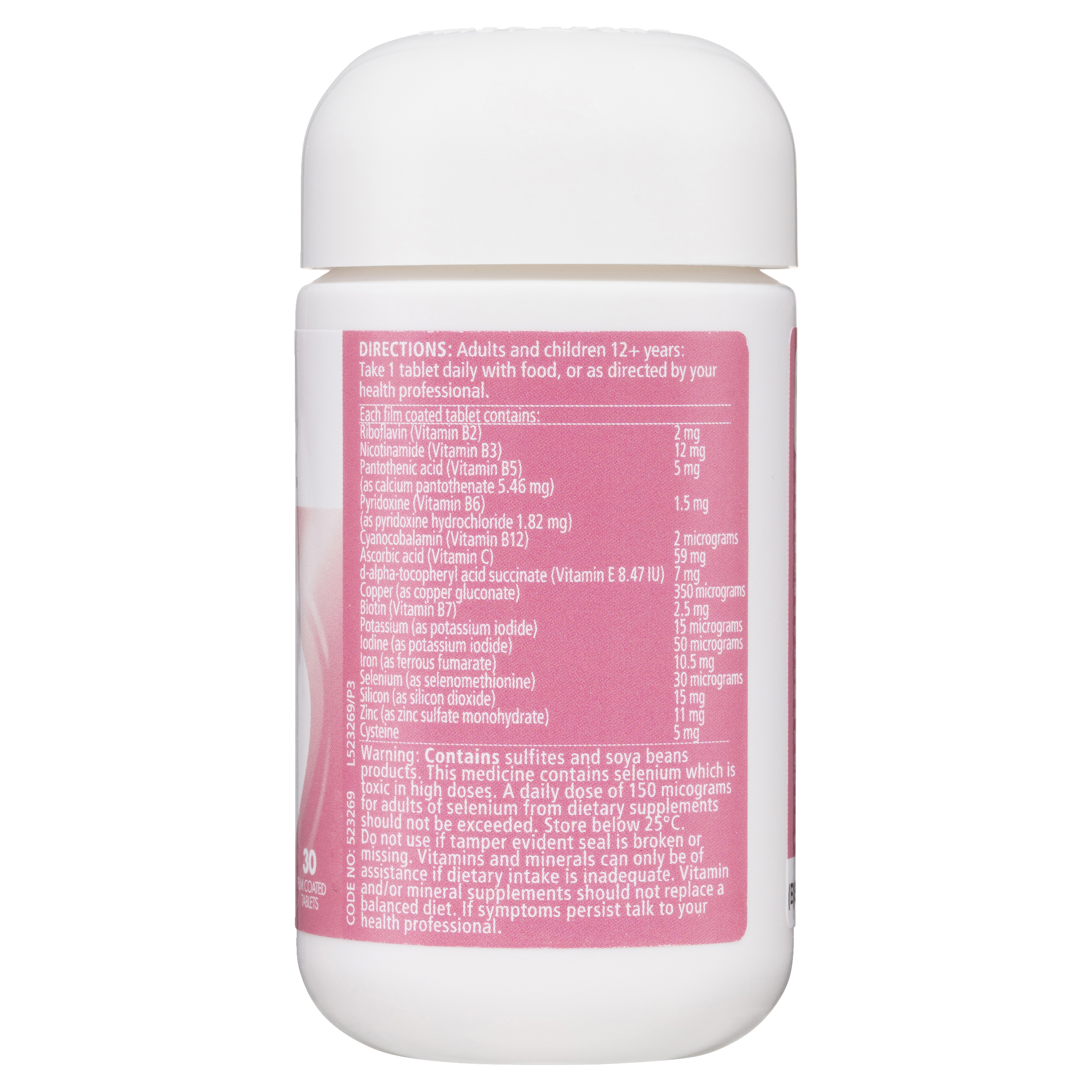 NATURES WAY HAIR GROWTH SUPPORT 30 TABLETS - Image 3