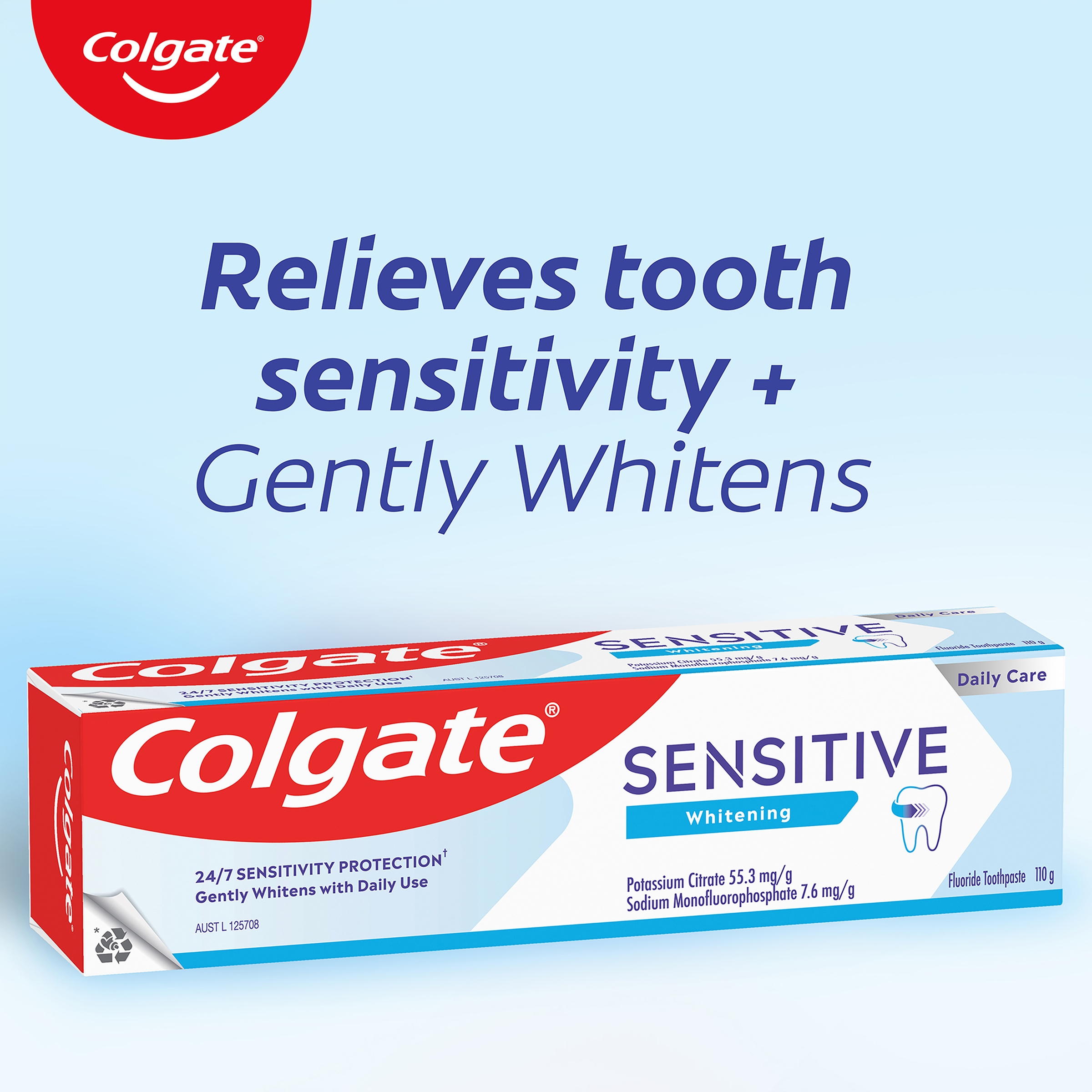 COLGATE TOOTHPASTE SENSITIVE WHITENING 110G - Image 5