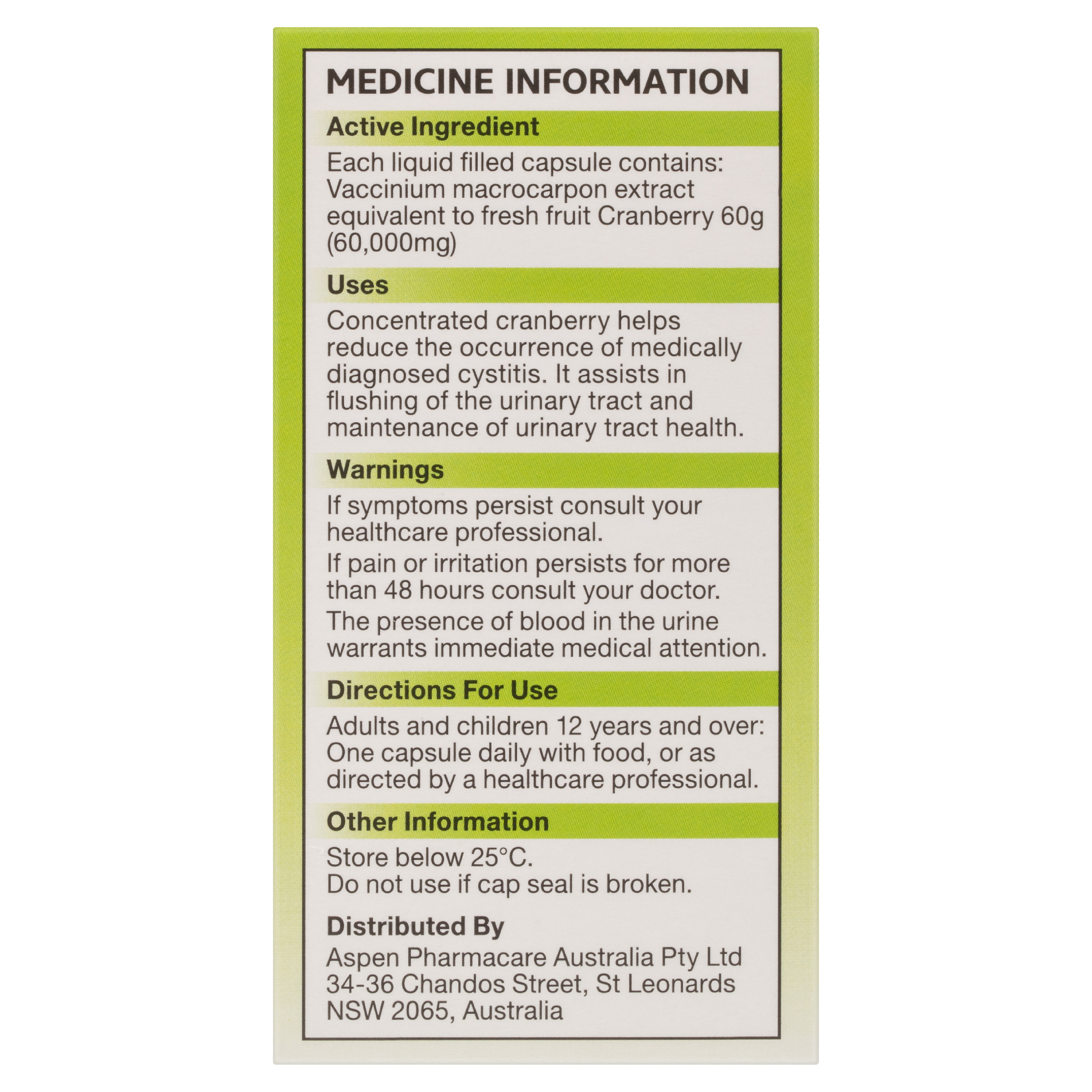 URAL HIGH STRENGTH CRANBERRY 60000MG CAPSULES 30 - Image 9
