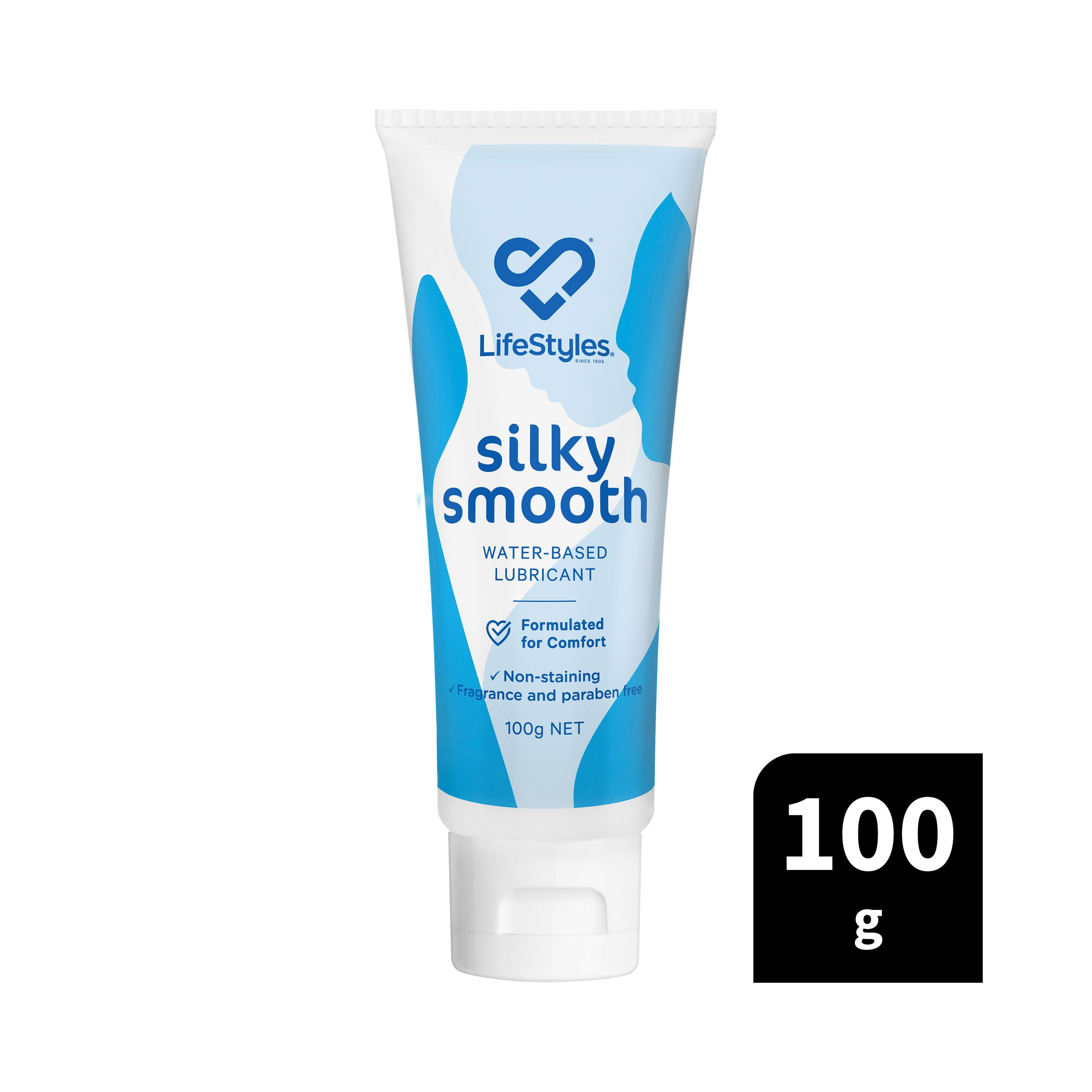 LIFESTYLES SILKY SMOOTH LUBRICANT WATER-BASED 100G - Image 3