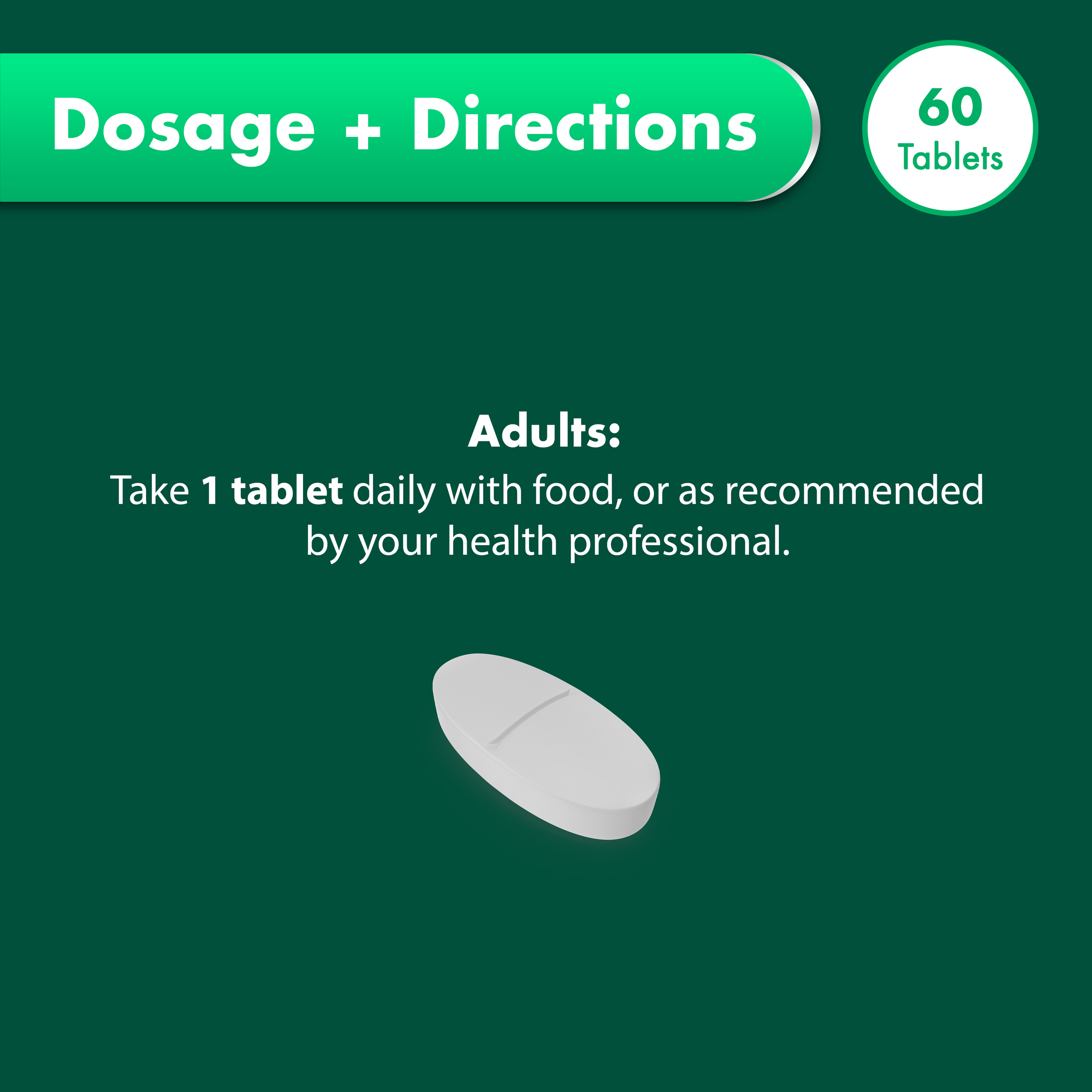 NATURES OWN VITAMIN B3 500MG 60 TABLETS - Image 5