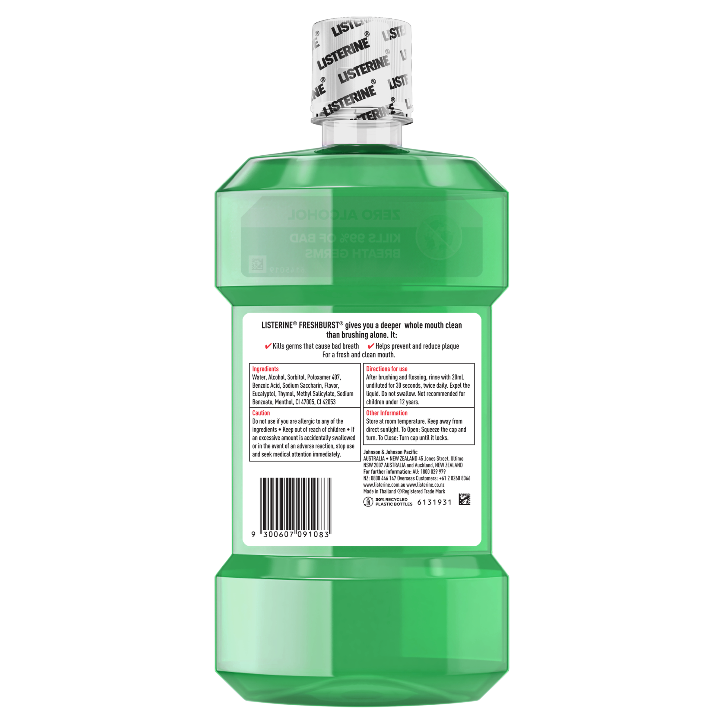 LISTERINE MOUTHWASH FRESHBURST 750ML - Image 2