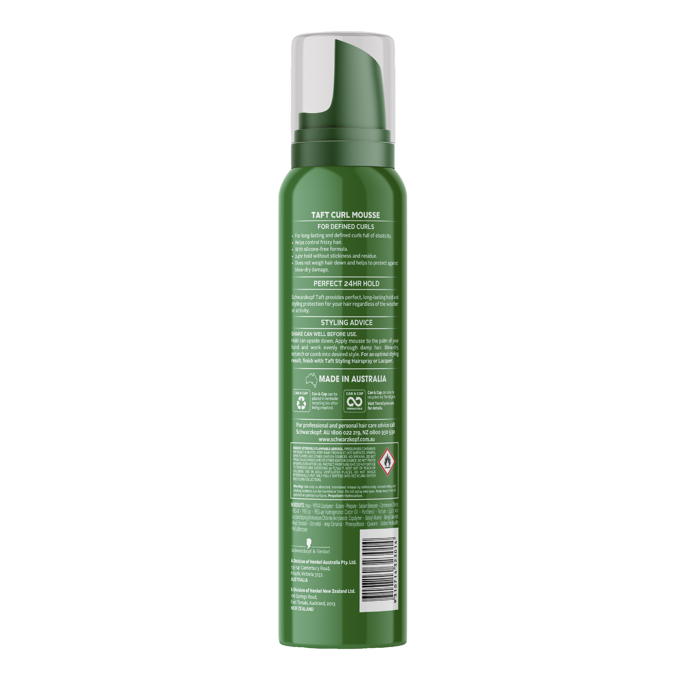 SCHWARZKOPF TAFT CURL MOUSSE 200G - Image 2
