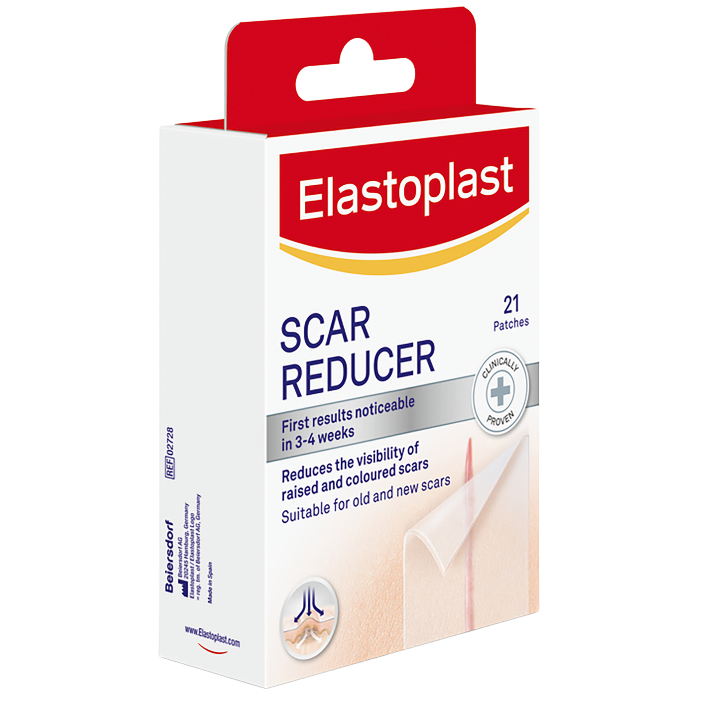 ELASTOPLAST SCAR REDUCER 3.8CM X 6.8CM 21 PATCHES - Image 2
