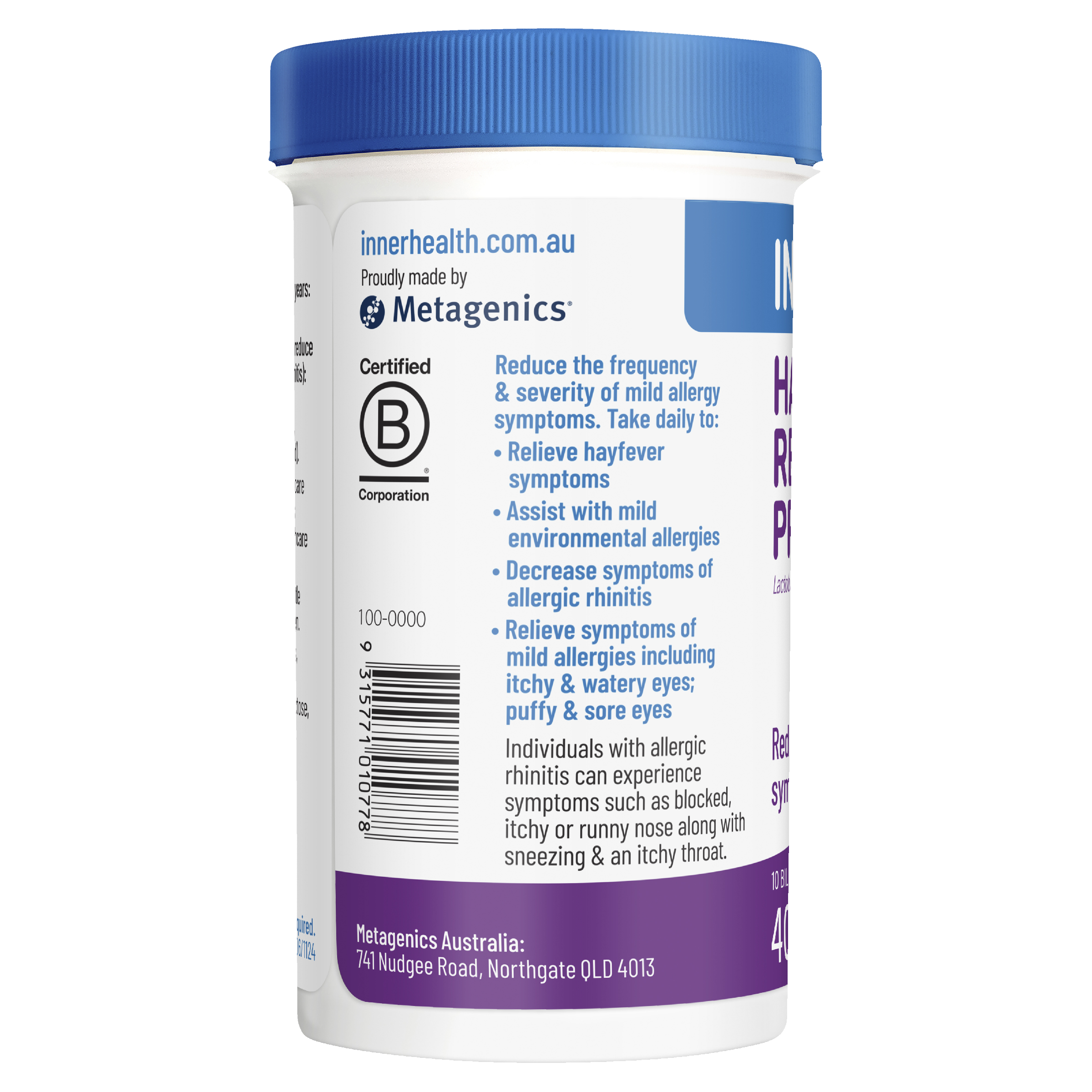 INNER HEALTH HAYFEVER RELIEF 40 CAPSULES - Image 4