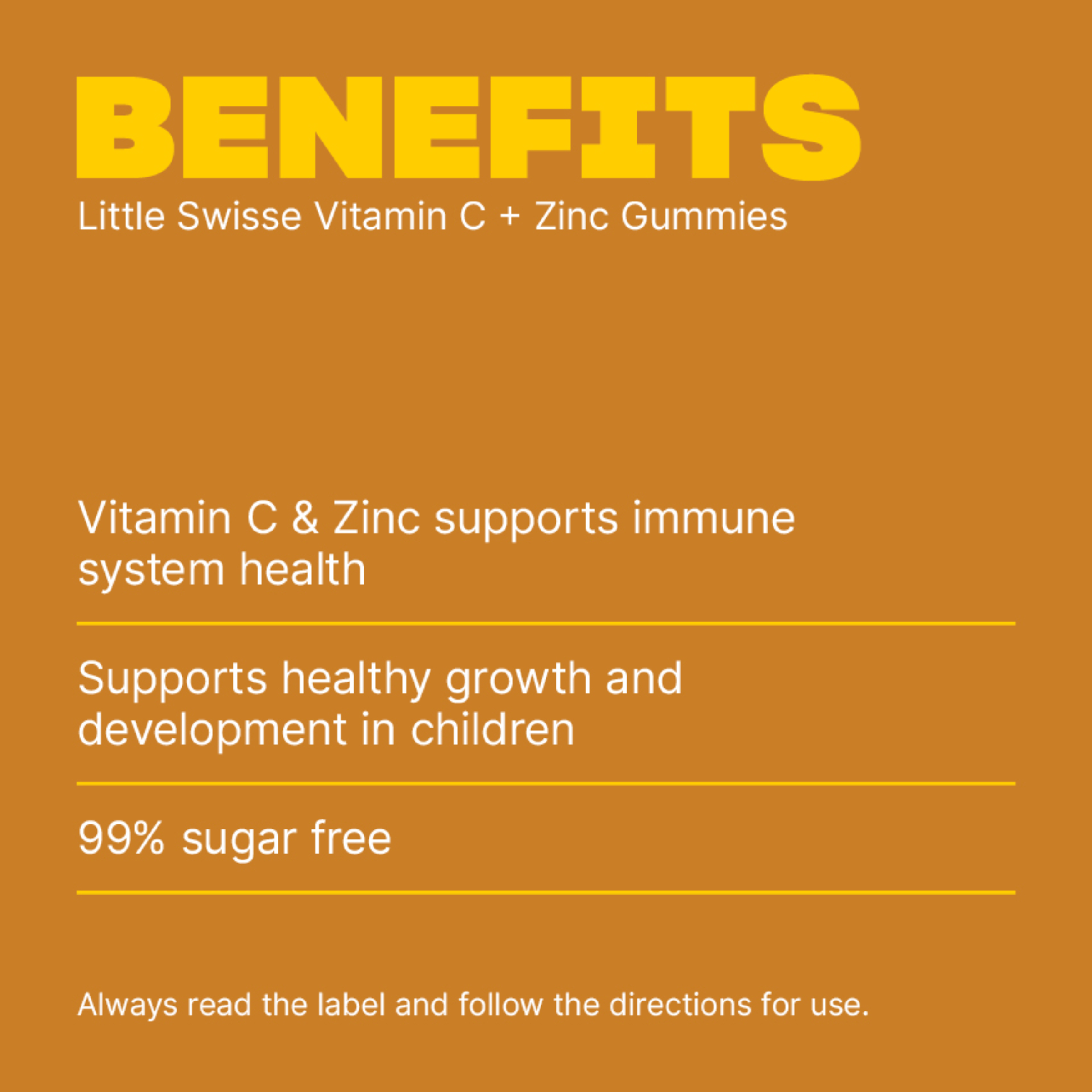 SWISSE LITTLE VITAMIN C + ZINC 40 GUMMIES - Image 3