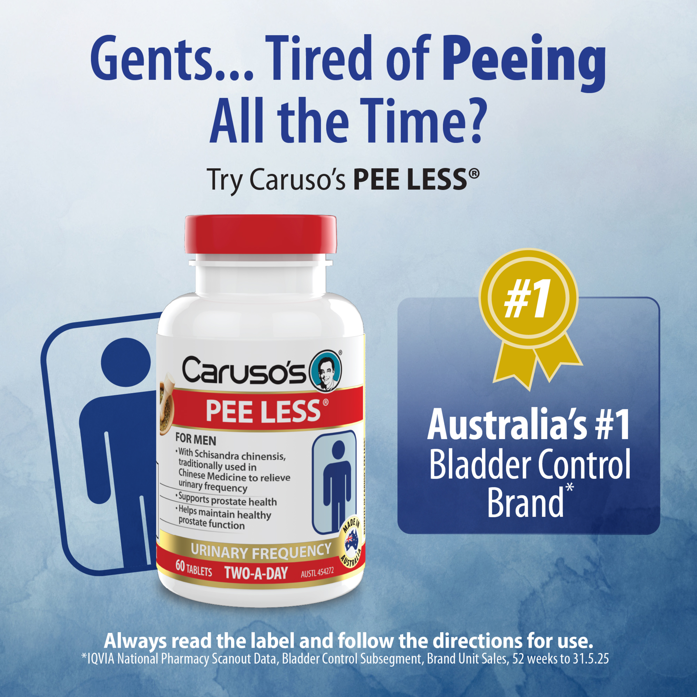 CARUSOS PEE LESS 60 TABLETS - Image 2