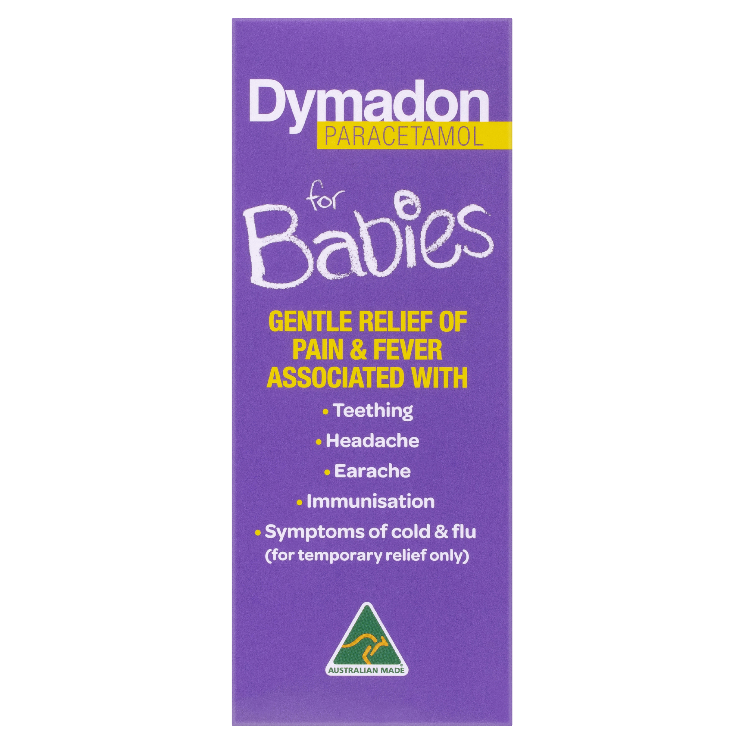 DYMADON FOR BABIES STRAWBERRY 1 MONTH-2 YEARS SUSPENSION 60ML - Image 3