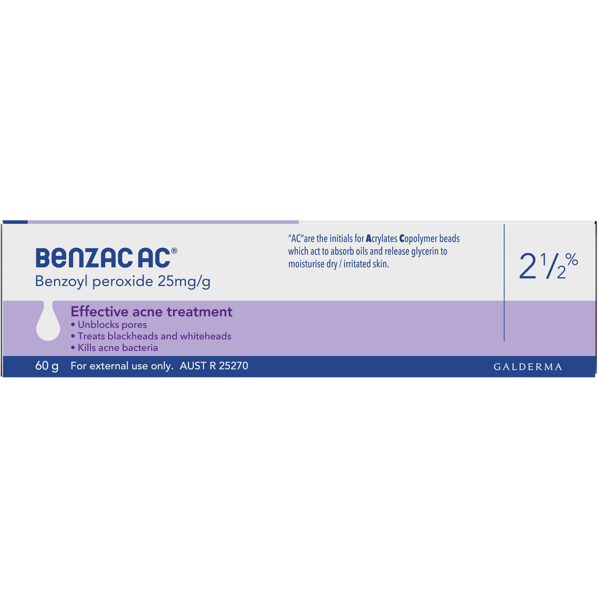 BENZAC AC 2.5% GEL 60G - Image 3