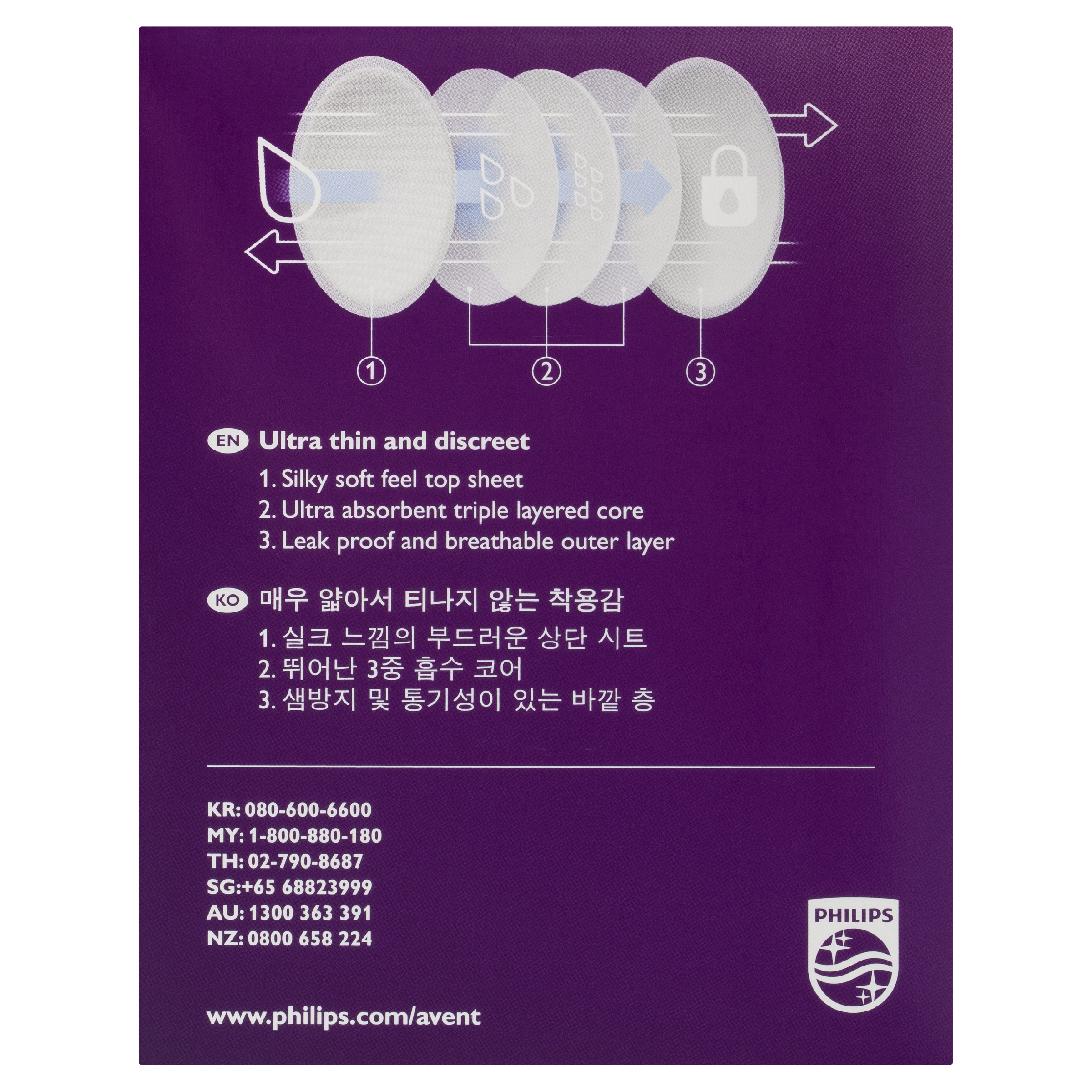 AVENT NURSING BREAST PADS 60 PACK - Image 6