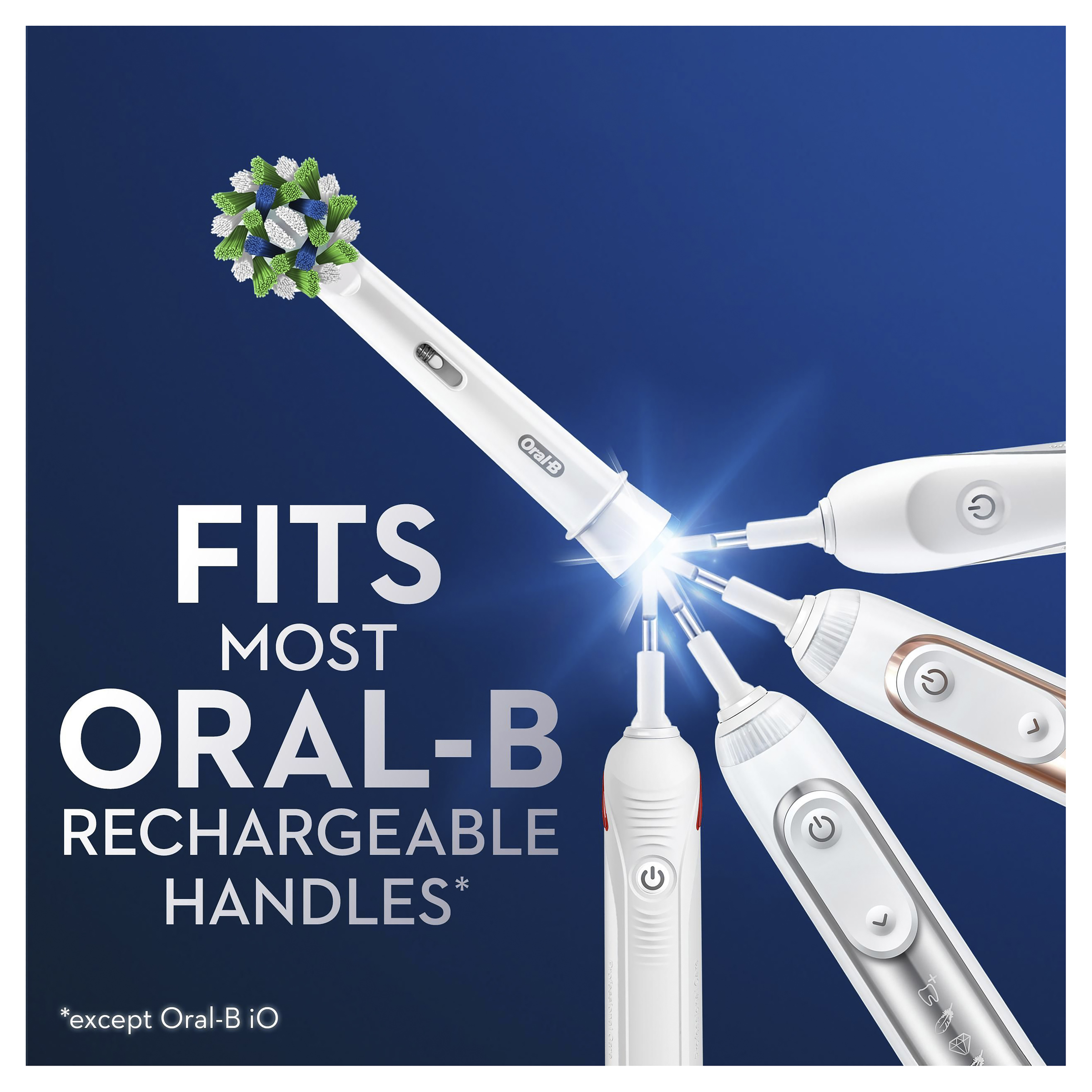 ORAL-B VITALITY+ POWER BRUSH HEADS CROSS ACTION 3 PACK - Image 8