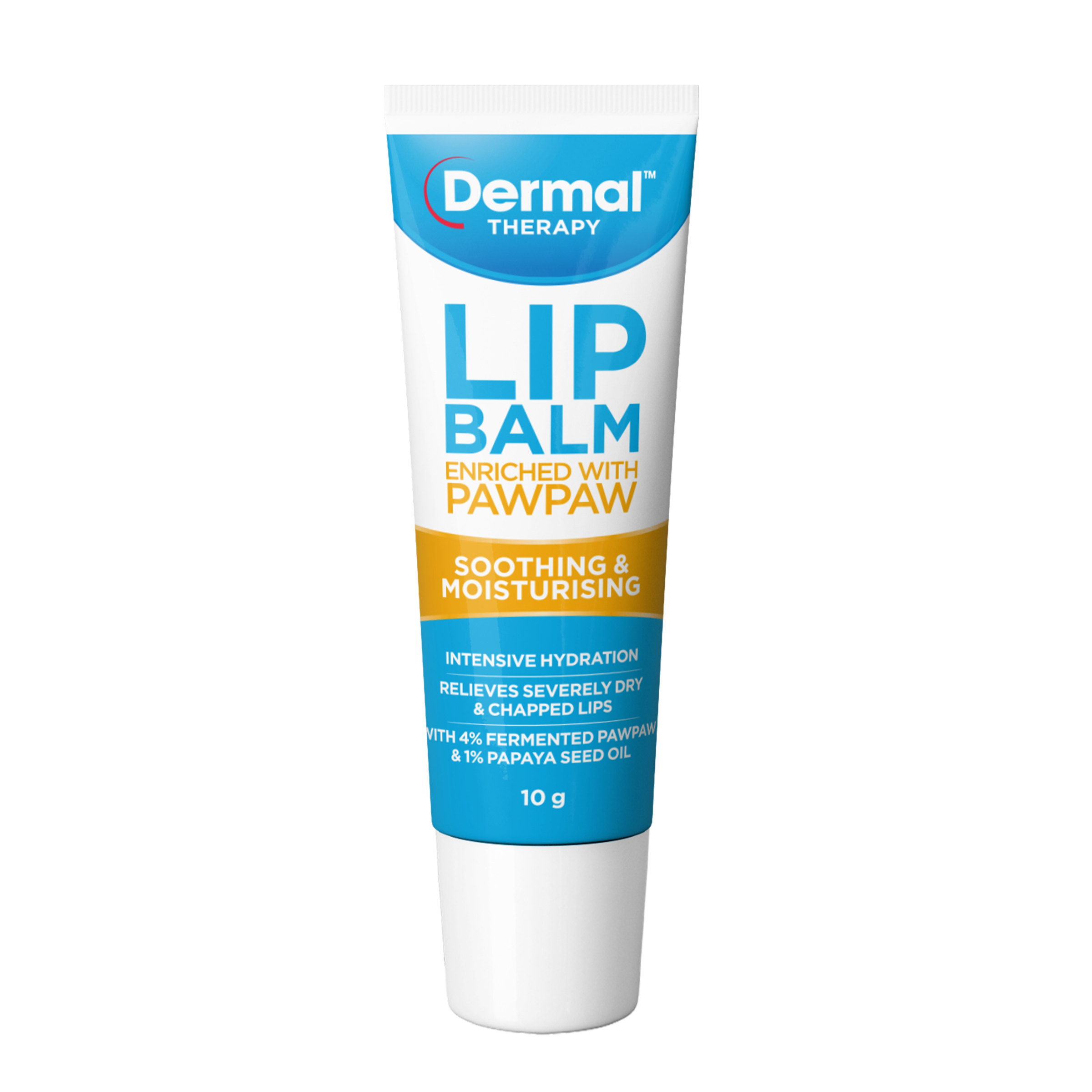 DERMAL THERAPY LIP BALM TUBE PAW PAW 10G - Image 3