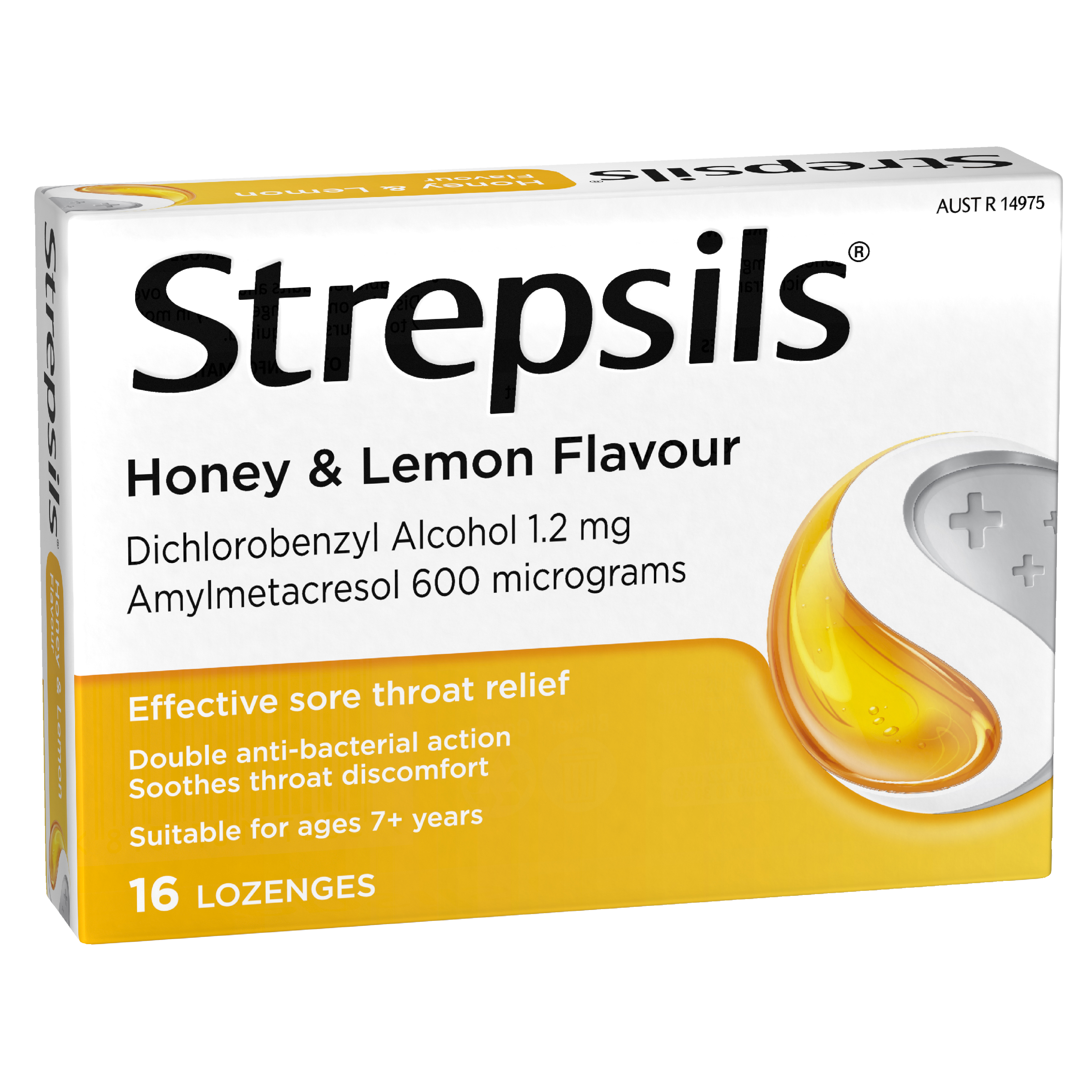 STREPSILS HONEY & LEMON 16 LOZENGES - Image 8