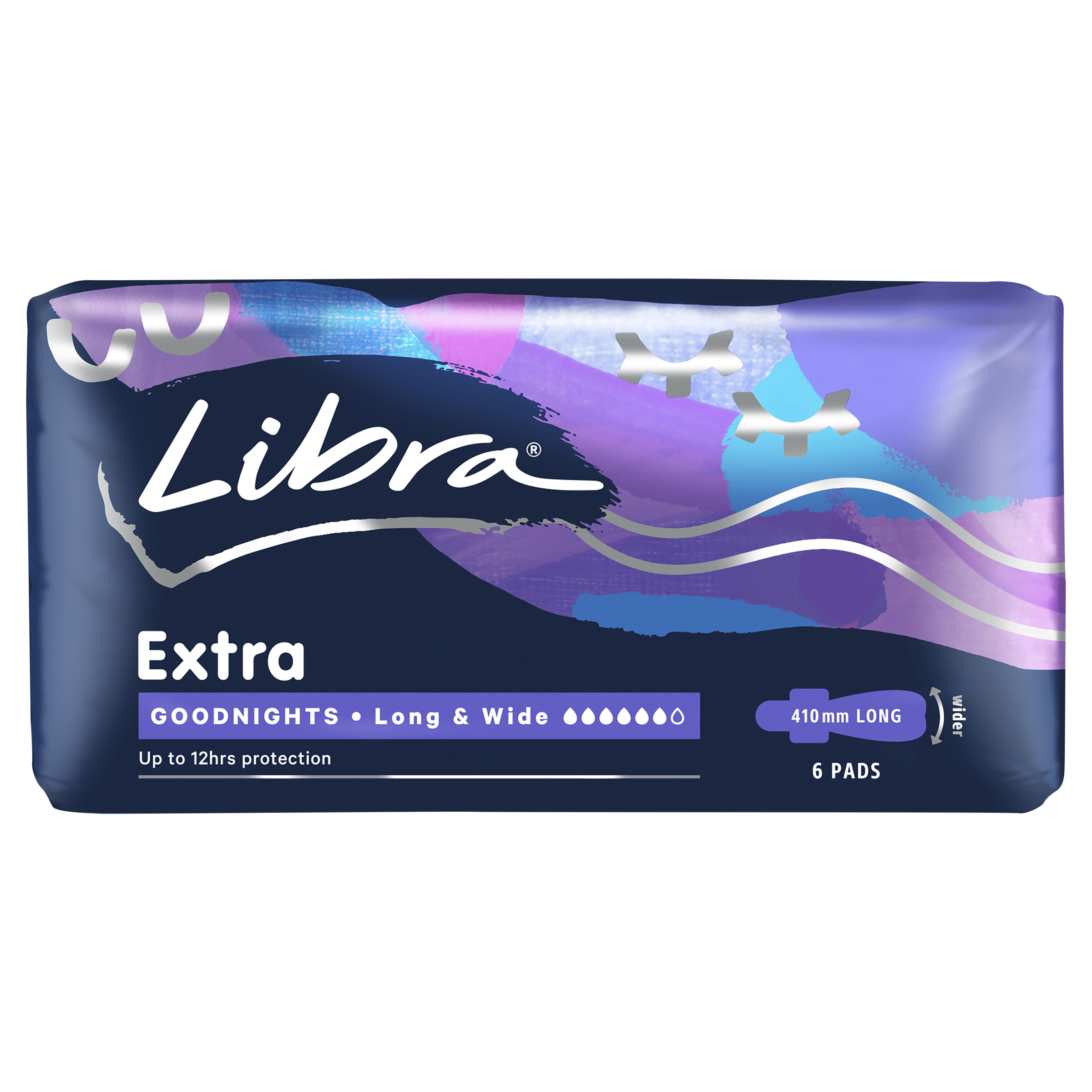 LIBRA PAD EXTRA GOODNIGHT LONG 6 PACK - Image 2