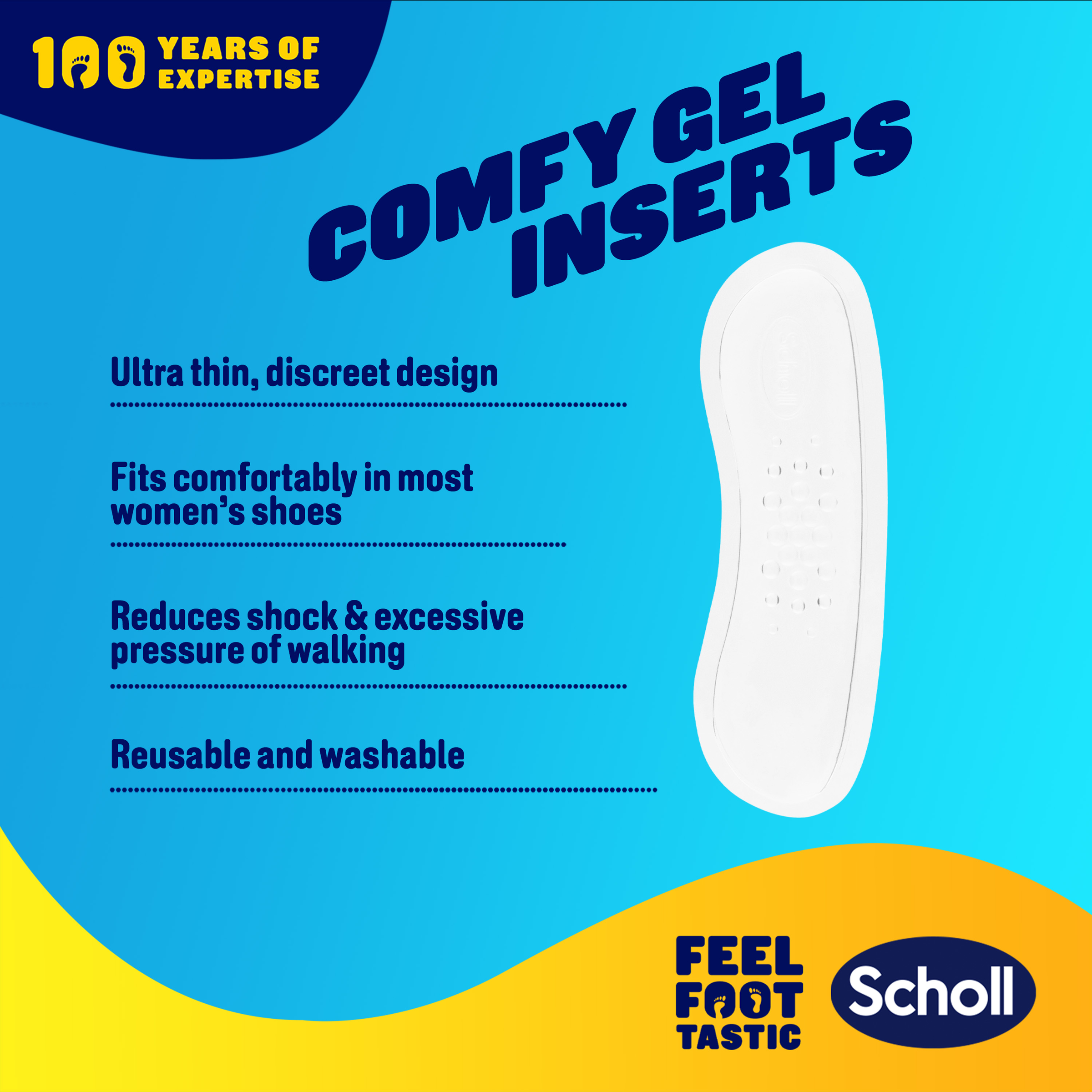 SCHOLL PARTY FEET GEL HEEL SHIELDS 1 PAIR - Image 4