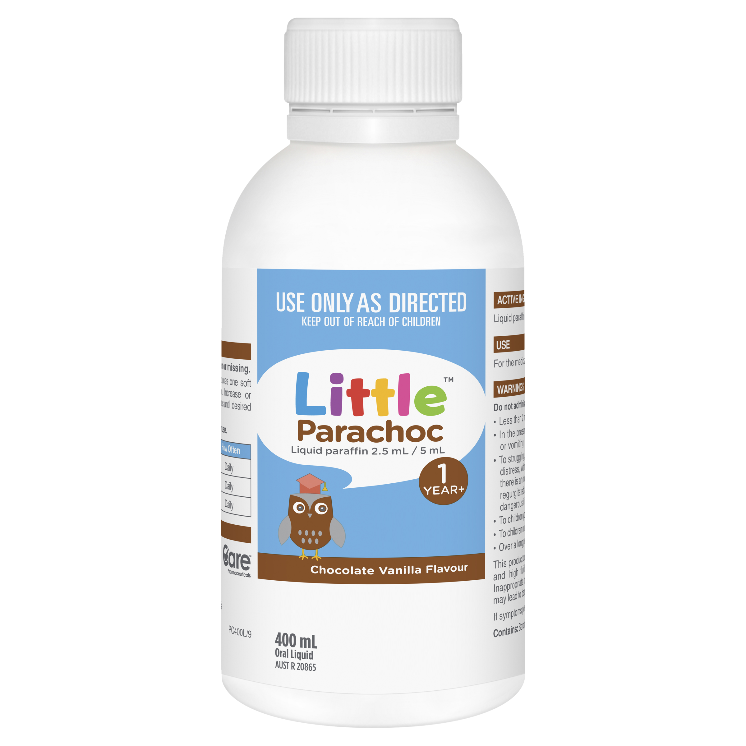 PARACHOC CHOCOLATE VANILLA LIQUID 400ML - Image 11