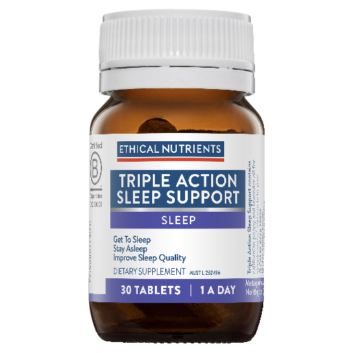 ETHICAL NUTRIENTS TRIPLE ACTION SLEEP SUPPORT 30 TABLETS