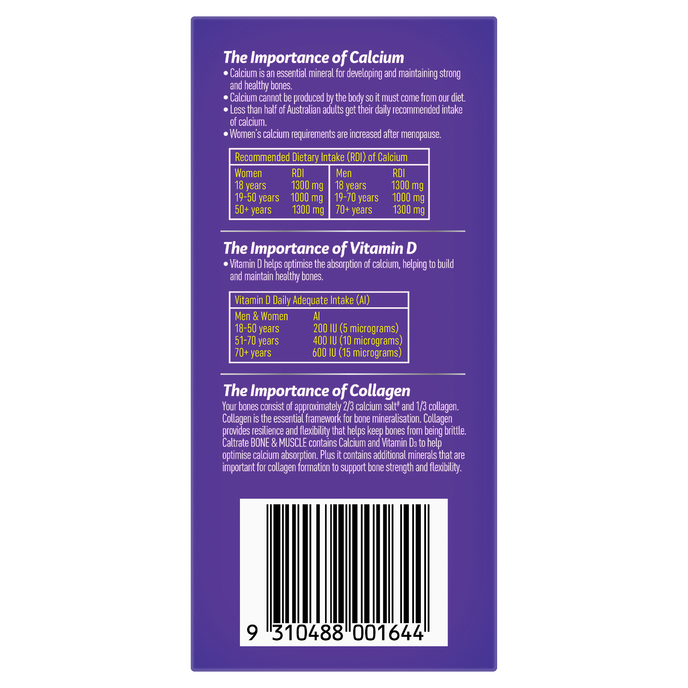 CALTRATE BONE & MUSCLE 100 TABLETS - Image 4