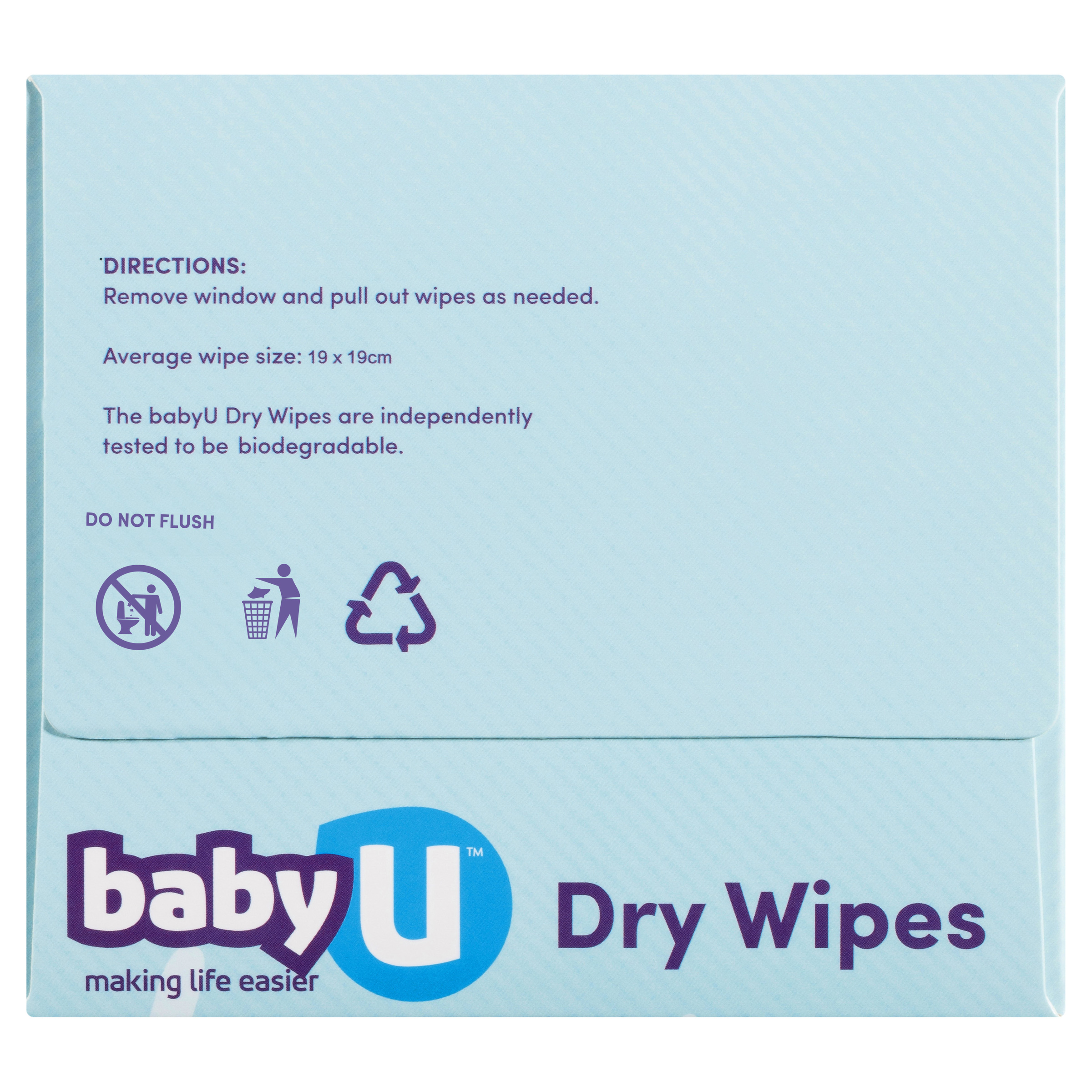 BABY U DRY WIPES 100 PACK - Image 6
