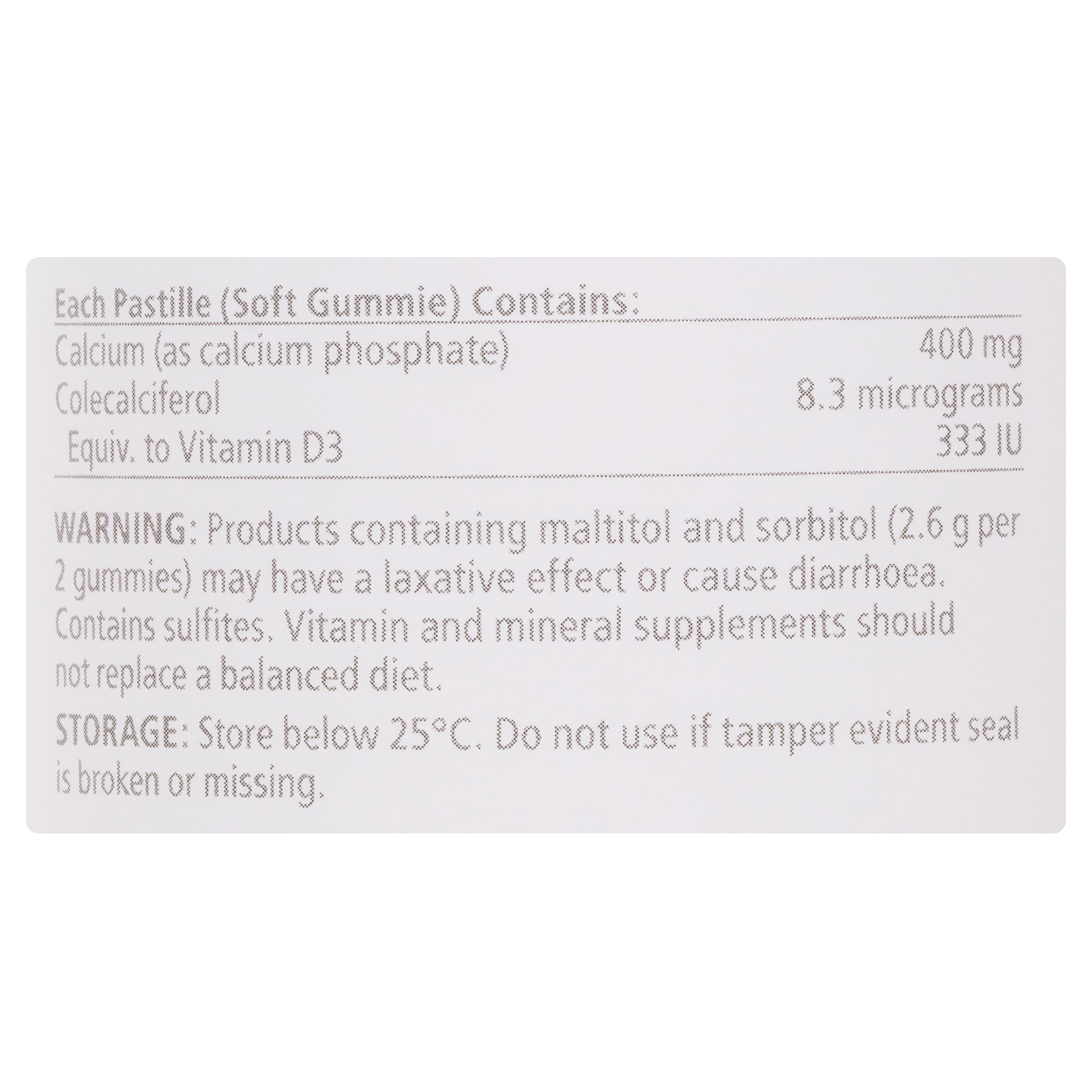 NATURES WAY HIGH STRENGTH CALCIUM + VITAMIN D GUMMIES 60 - Image 6