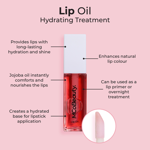 MCO BEAUTY LIP OIL HYDRATING TREATMENT SHEER MELON 9ML - Image 2