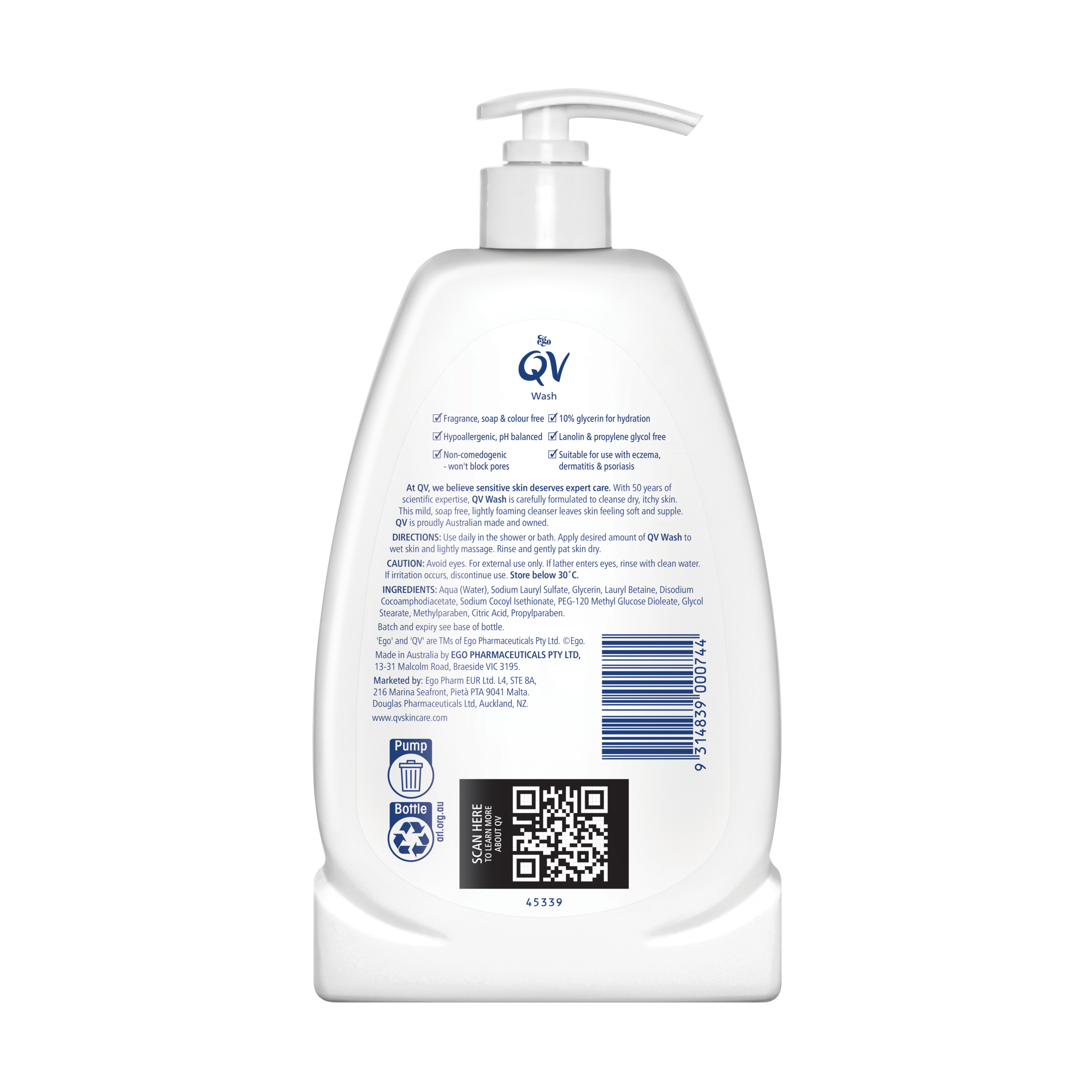 EGO QV WASH 500ML - Image 2